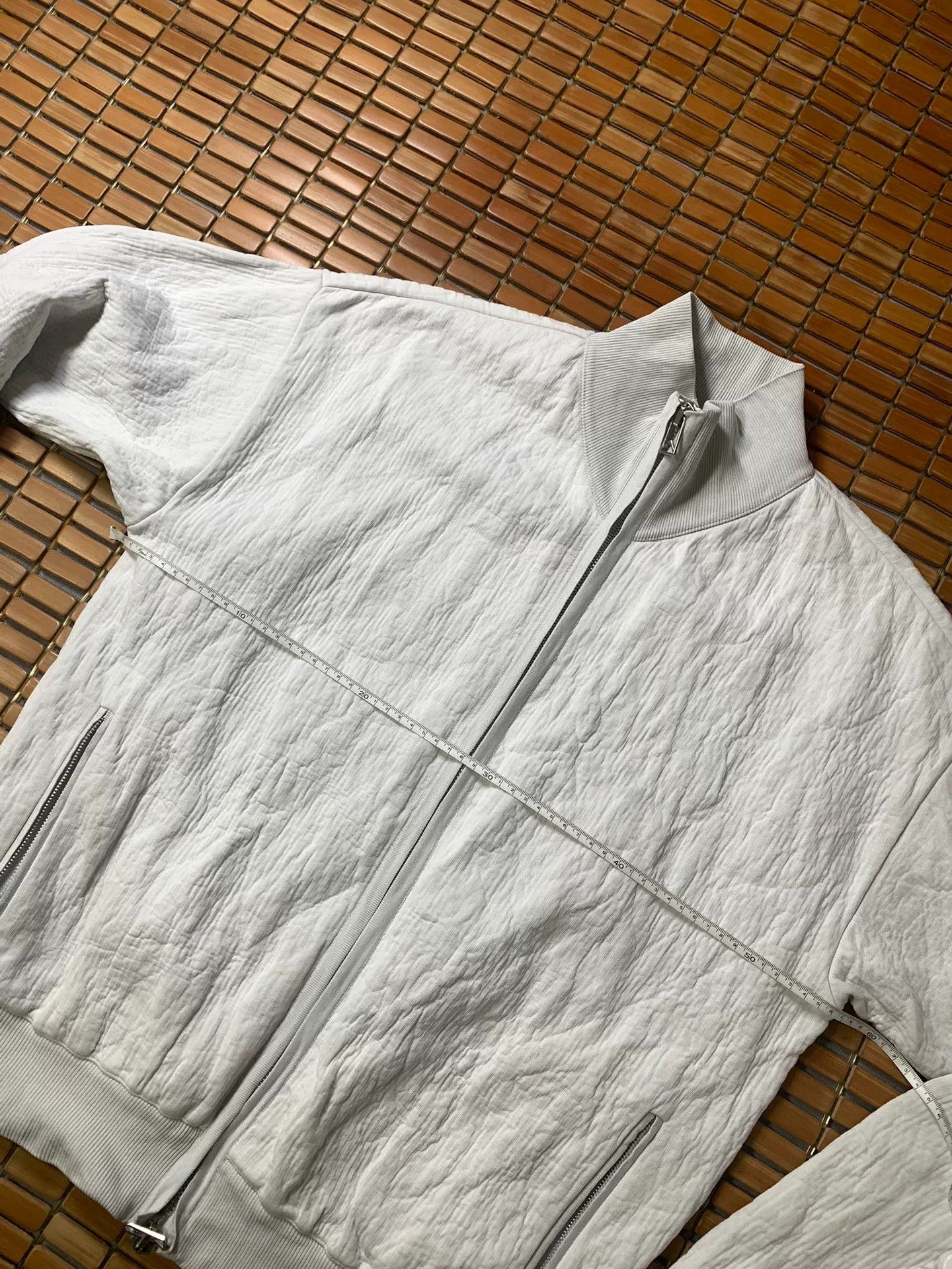 Bottega Veneta Bottega Veneta White Crinkled Metallic Jacket Size US S / EU 44-46 / 1 - 7 Thumbnail