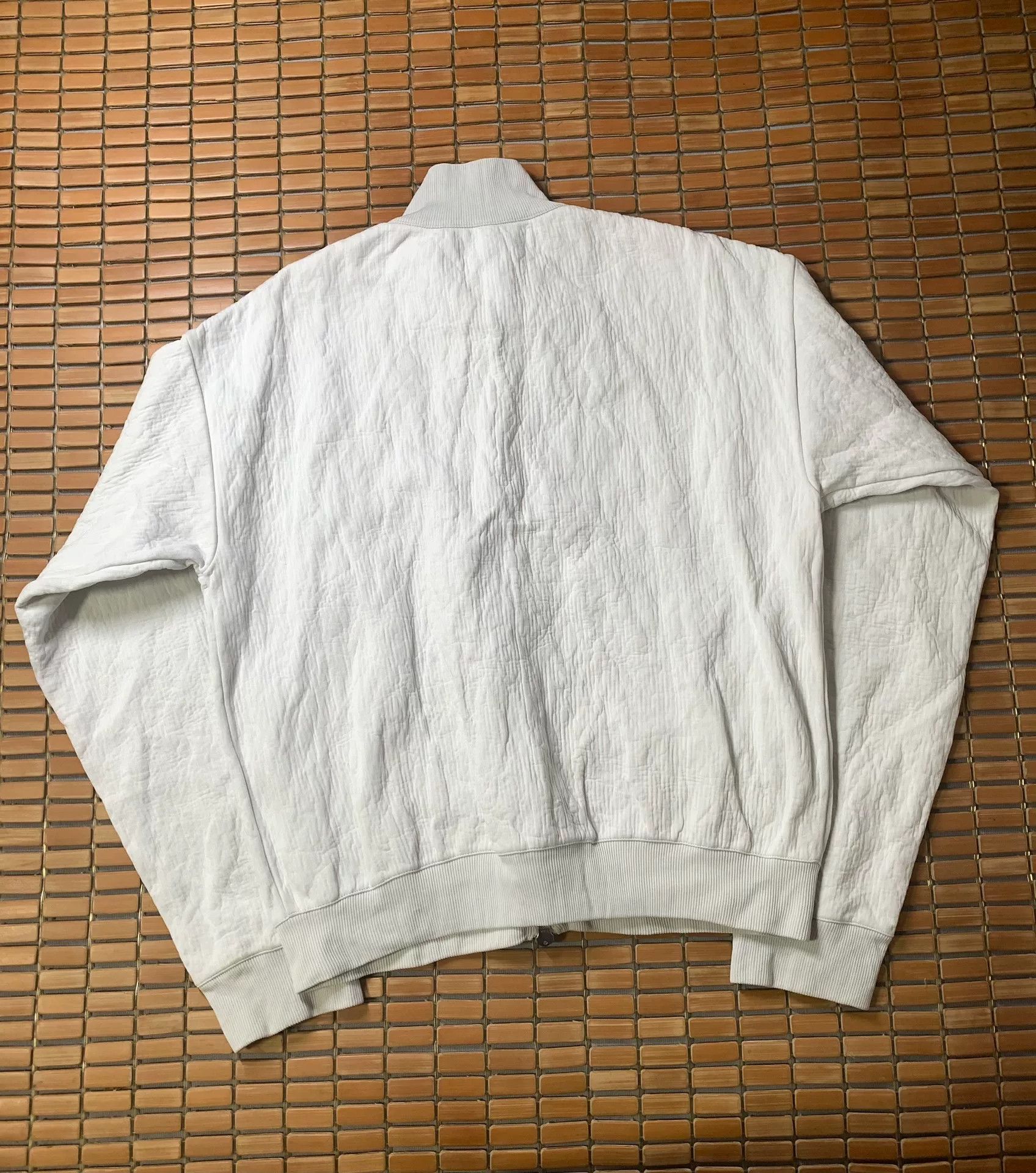 Bottega Veneta Bottega Veneta White Crinkled Metallic Jacket Size US S / EU 44-46 / 1 - 2 Thumbnail