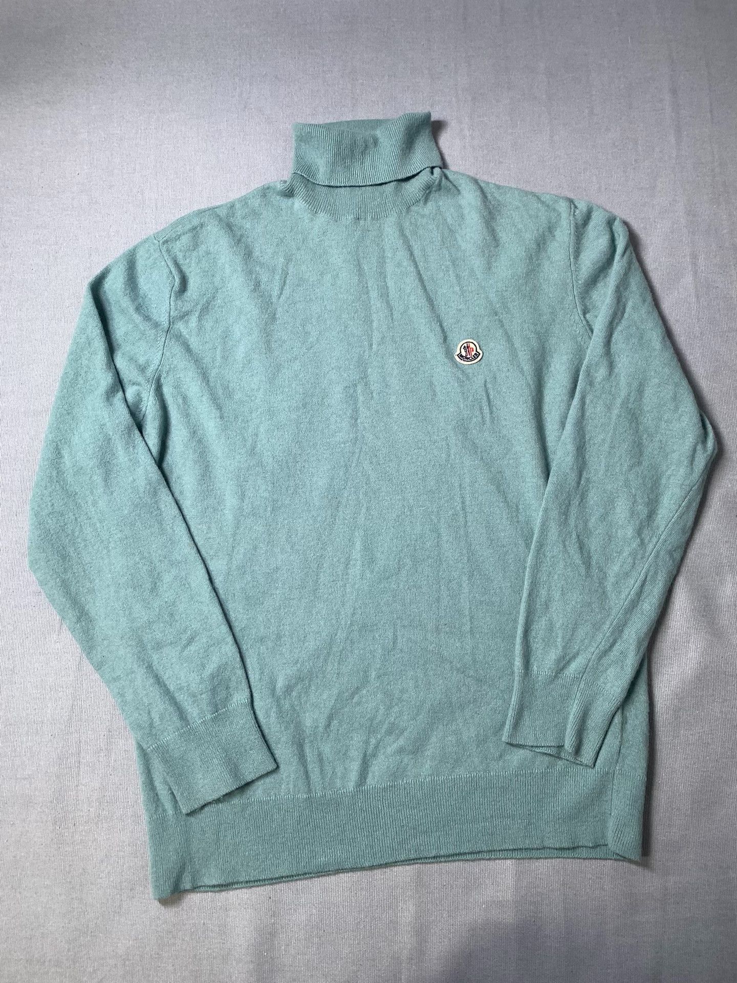 Moncler Moncler Chest Logo Turtleneck Sweatshirt Size US M / EU 48-50 / 2 - 2 Thumbnail