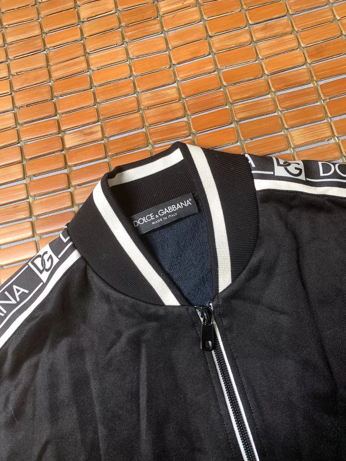 Dolce & Gabbana Dolce & Gabbana Logo Tape Track Jacket Size US M / EU 48-50 / 2 - 3 Thumbnail
