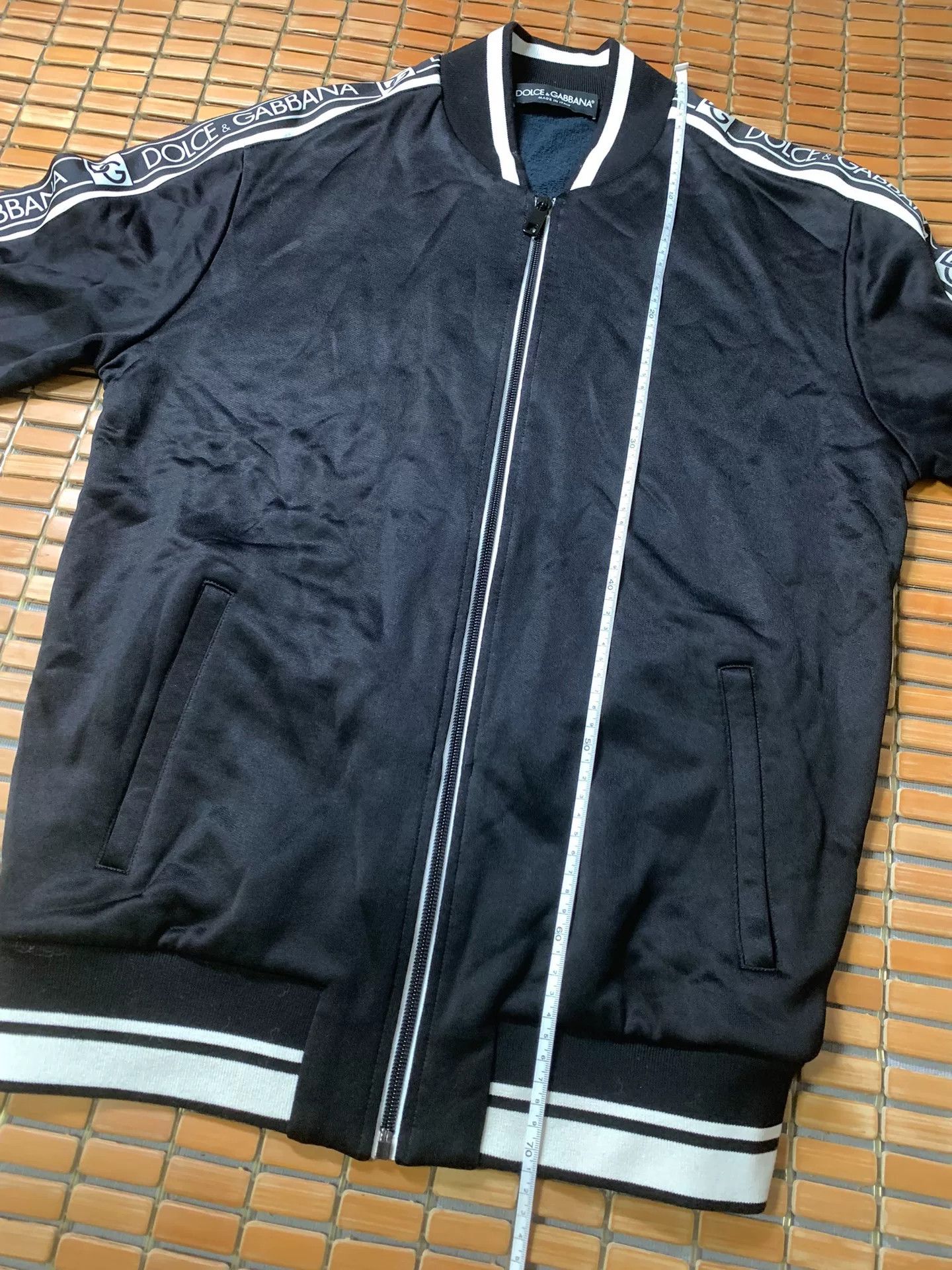 Dolce & Gabbana Dolce & Gabbana Logo Tape Track Jacket Size US M / EU 48-50 / 2 - 6 Thumbnail