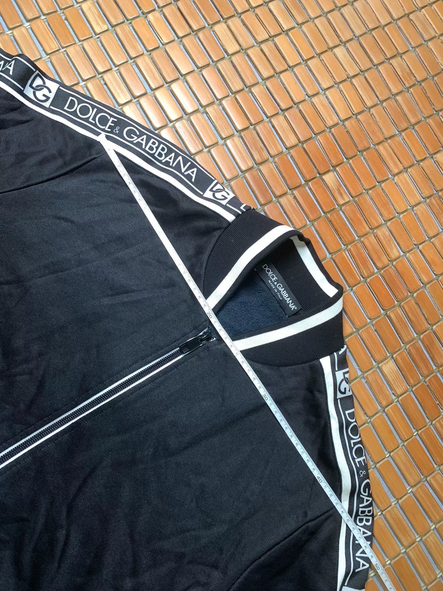 Dolce & Gabbana Dolce & Gabbana Logo Tape Track Jacket Size US M / EU 48-50 / 2 - 7 Thumbnail