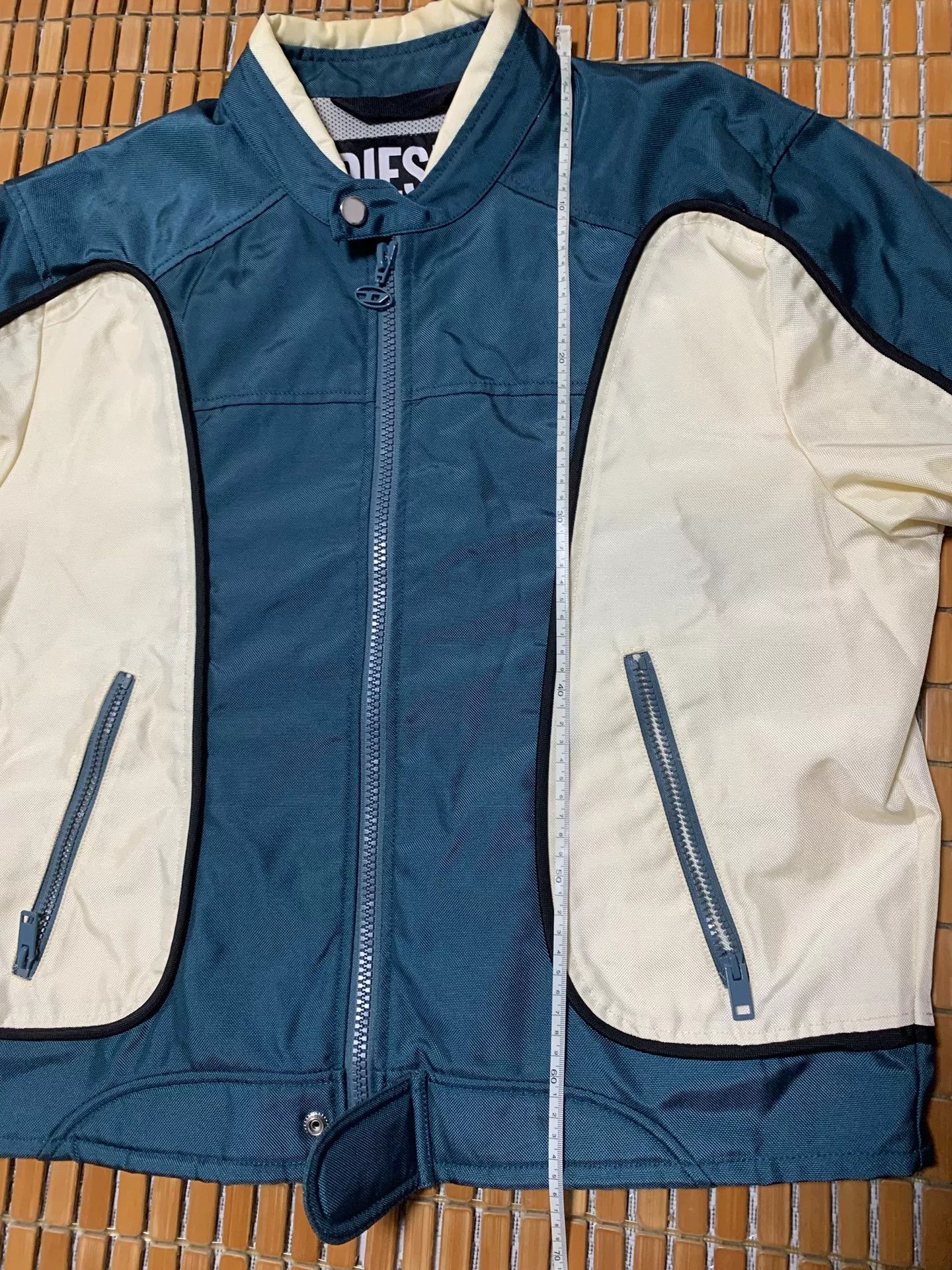 Diesel Diesel Peacock Green Nylon Racing Jacket Size US XL / EU 56 / 4 - 8 Thumbnail