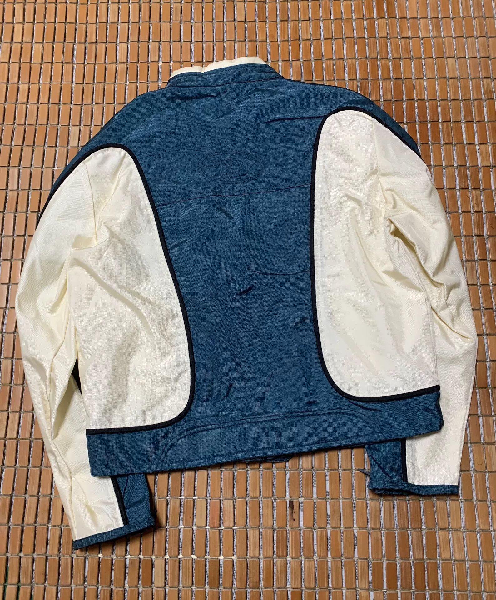Diesel Diesel Peacock Green Nylon Racing Jacket Size US XL / EU 56 / 4 - 3 Thumbnail