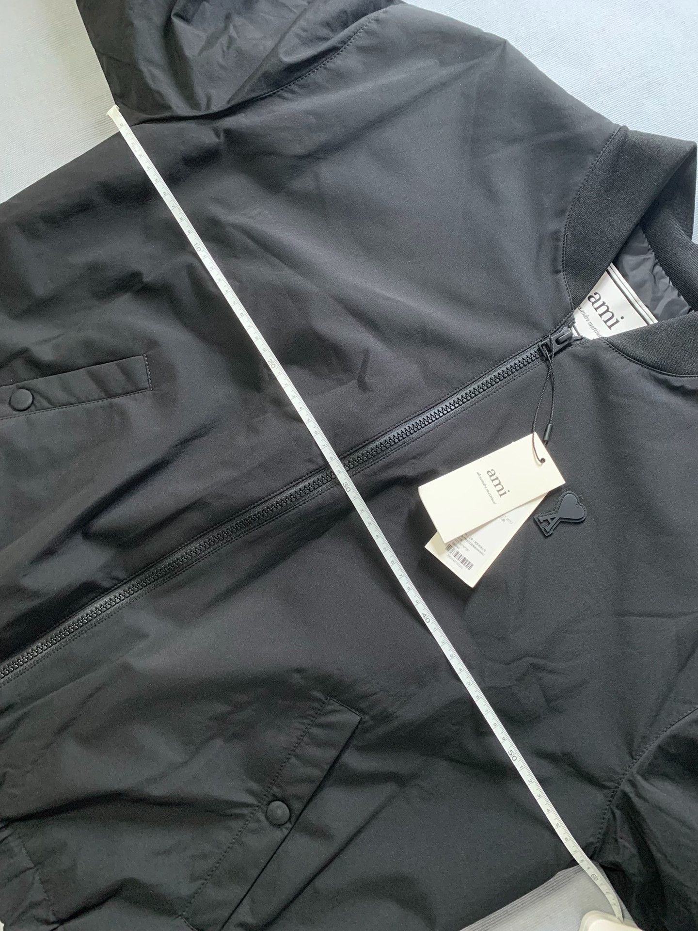 AMI Ami Heart Logo MA1 Bomber Jacket Size US M / EU 48-50 / 2 - 5 Thumbnail