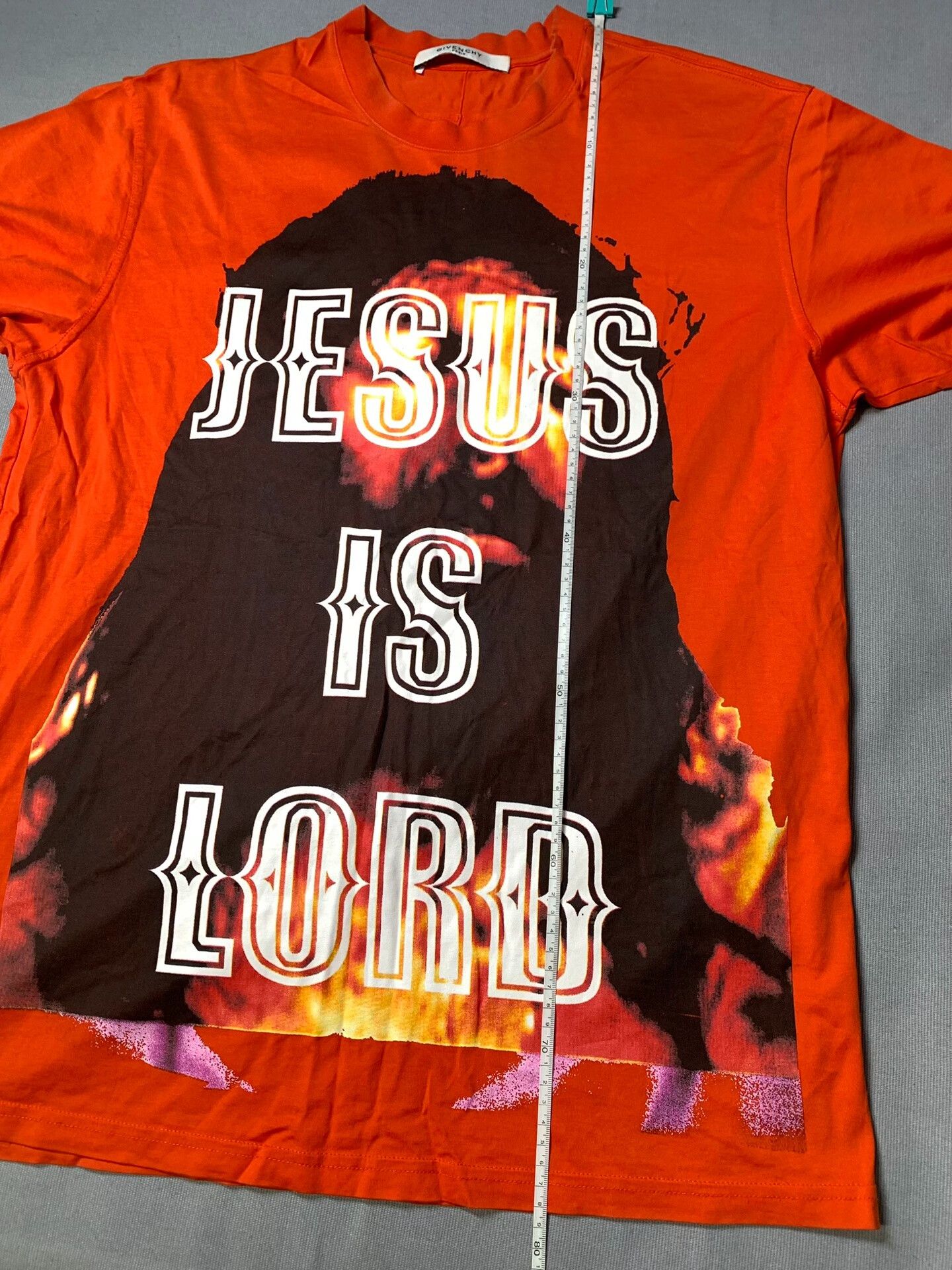 Givenchy Givenchy Jesus Flame Print Short Sleeve Size US XS / EU 42 / 0 - 7 Thumbnail