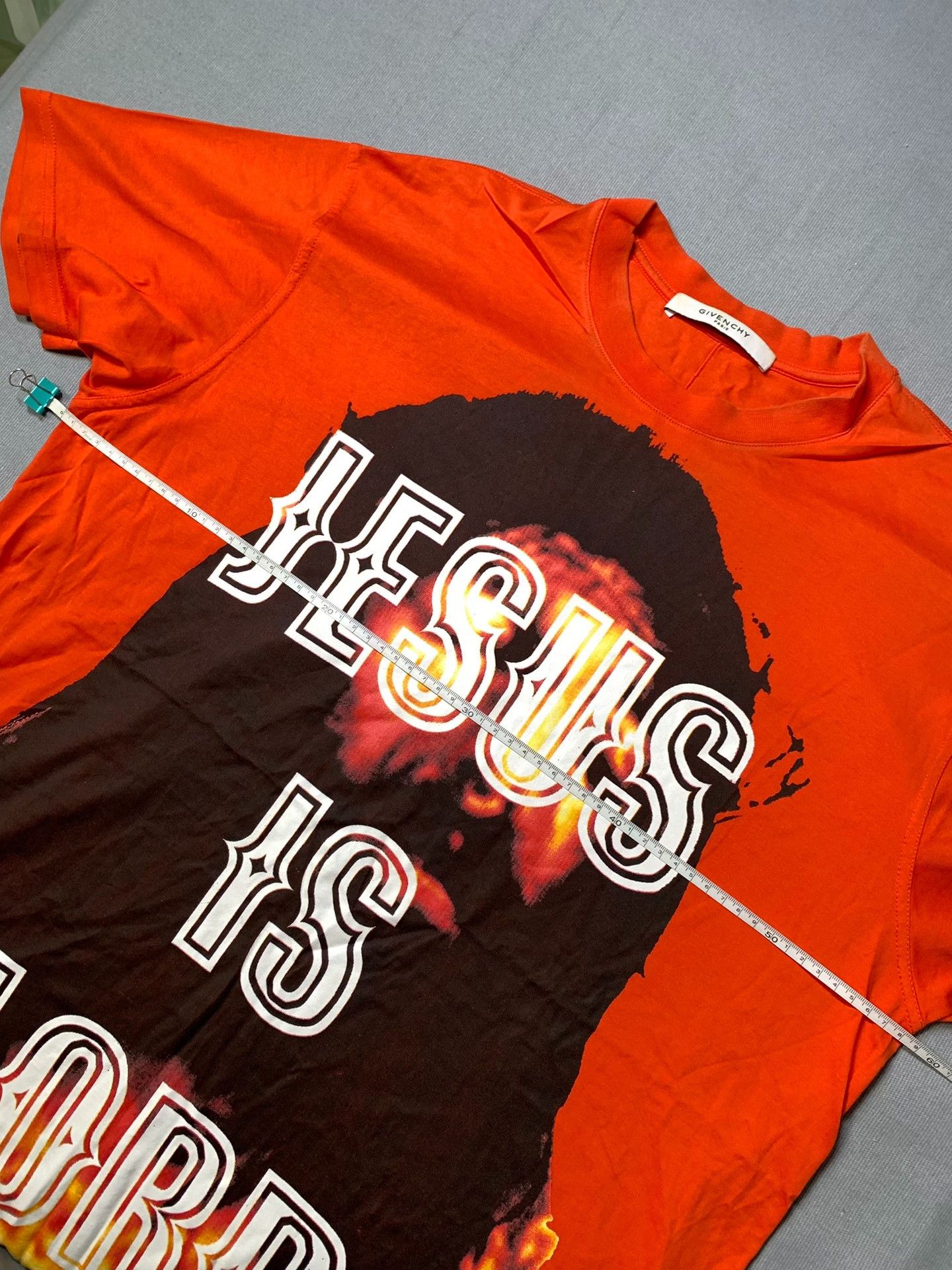 Givenchy Givenchy Jesus Flame Print Short Sleeve Size US XS / EU 42 / 0 - 6 Thumbnail