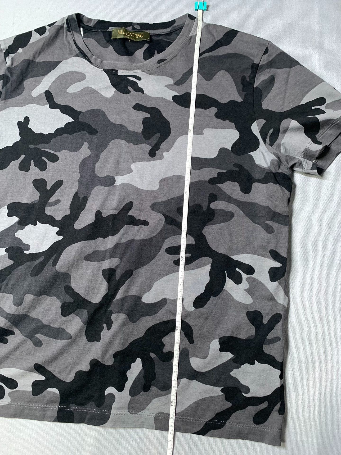 Valentino Valentino Camo Studded Short Sleeve Size US S / EU 44-46 / 1 - 9 Thumbnail