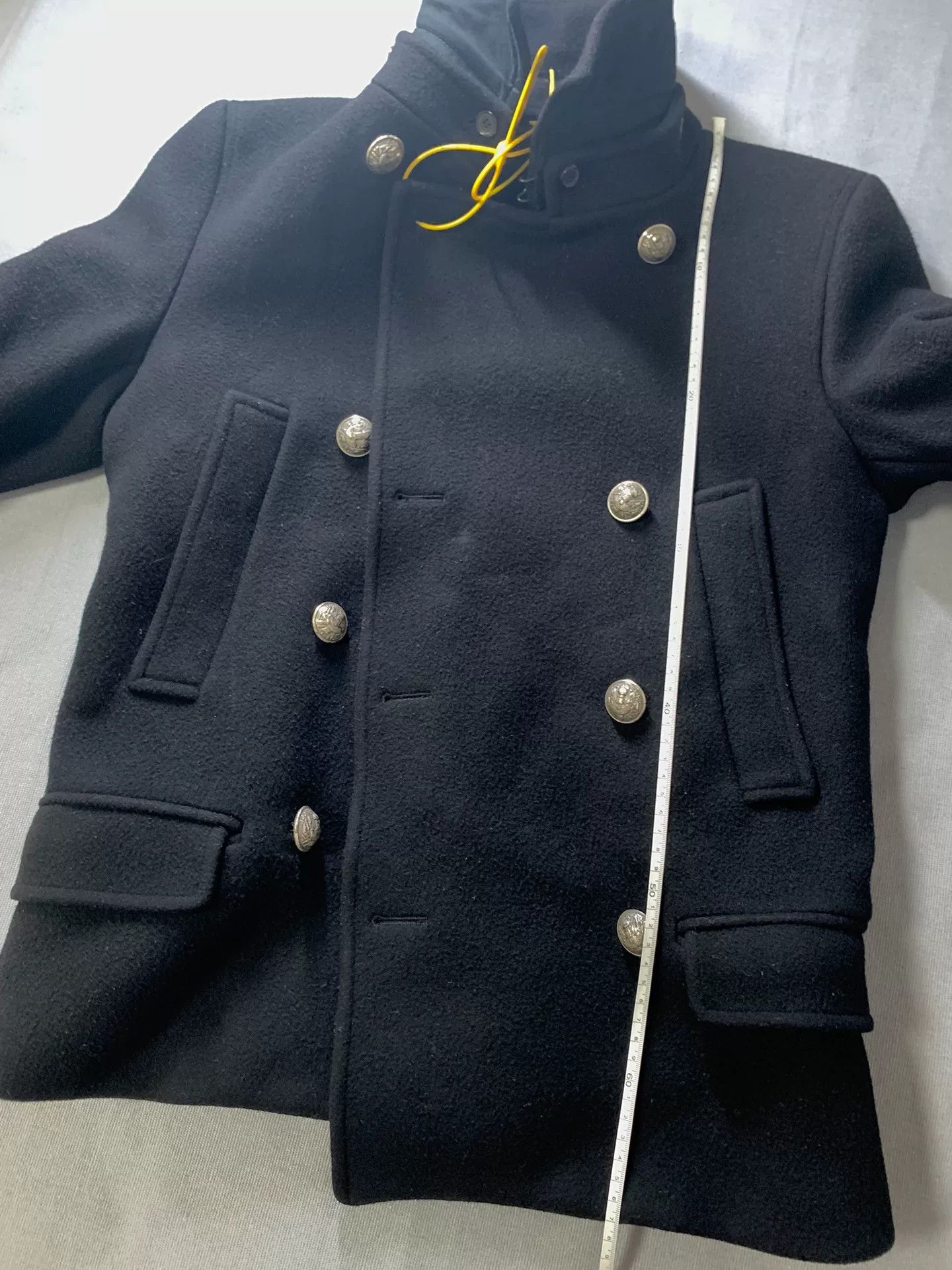 Balmain Balmain Double-Breasted Wool Short Blazer Size US S / EU 44-46 / 1 - 8 Thumbnail