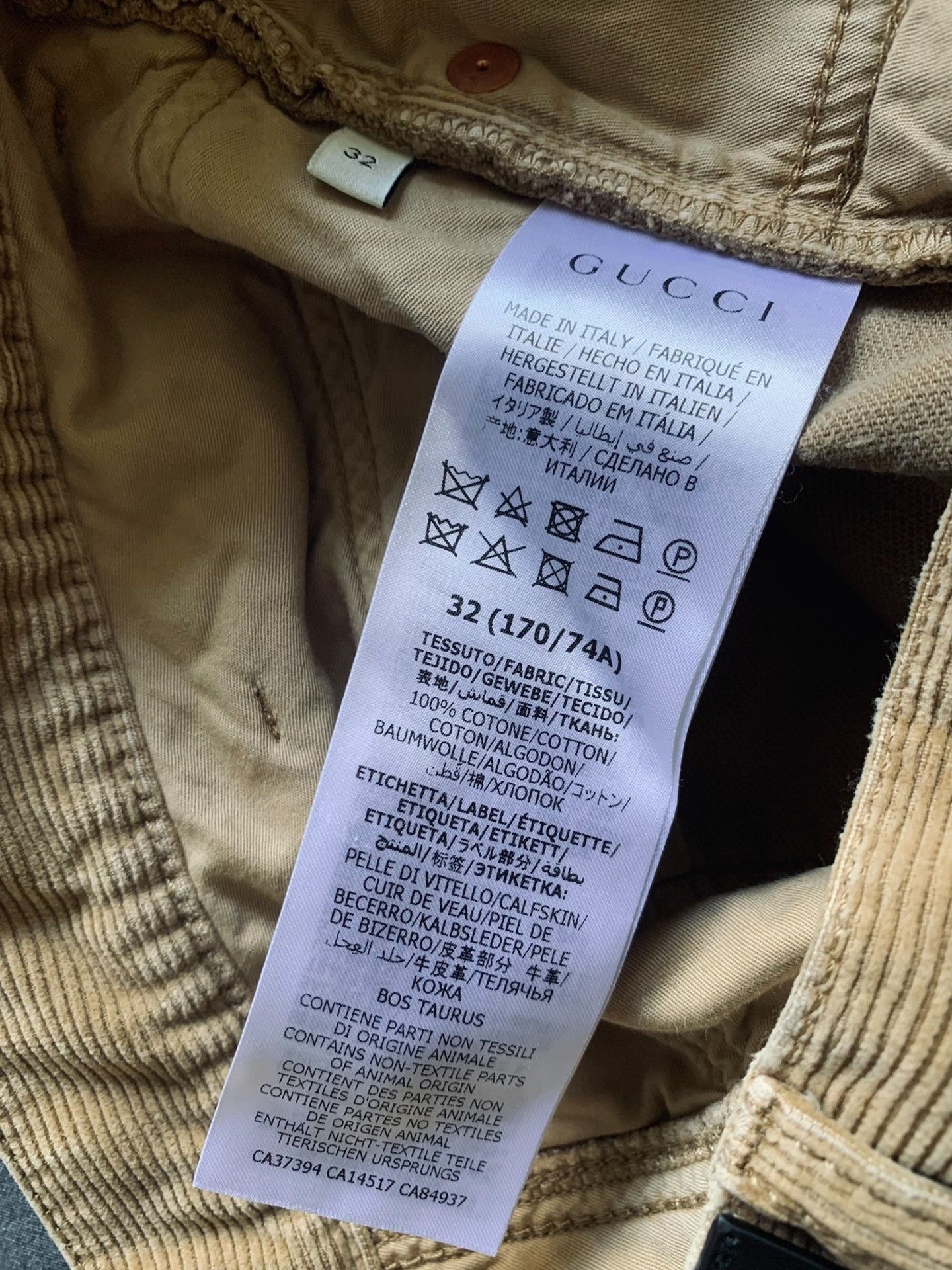 Gucci Gucci Corduroy Pants Size 32 Size US 32 / EU 48 - 7 Thumbnail