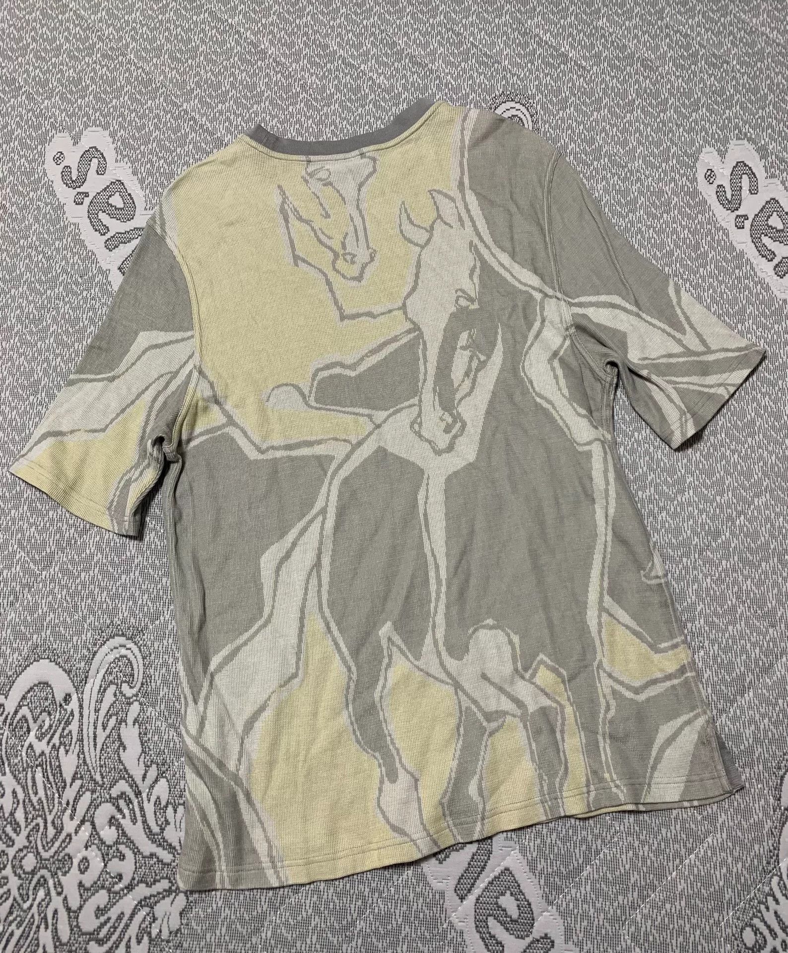 Hermes Hermes War Horse Jacquard Knit Tee Size US L / EU 52-54 / 3 - 2 Thumbnail