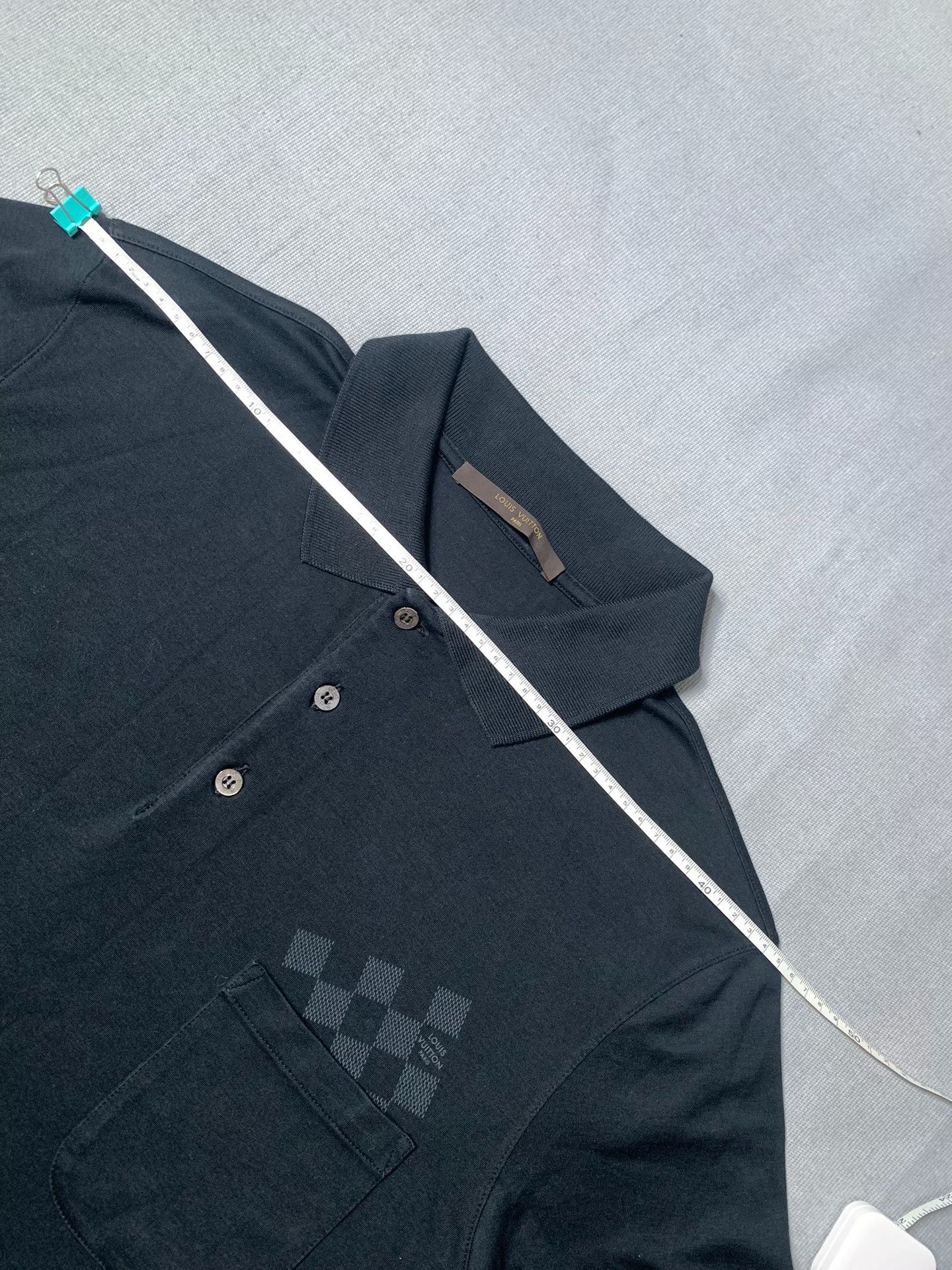 Louis Vuitton Louis Vuitton Checkerboard Polo Shirt Size US L / EU 52-54 / 3 - 8 Thumbnail