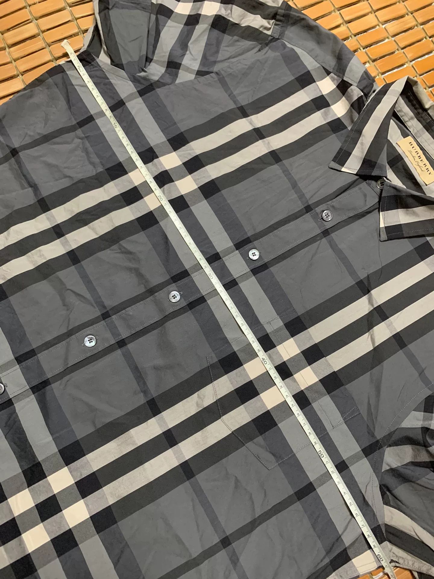 Burberry Burberry Classic Check Short-Sleeve Shirt Size US XXL / EU 58 / 5 - 5 Thumbnail
