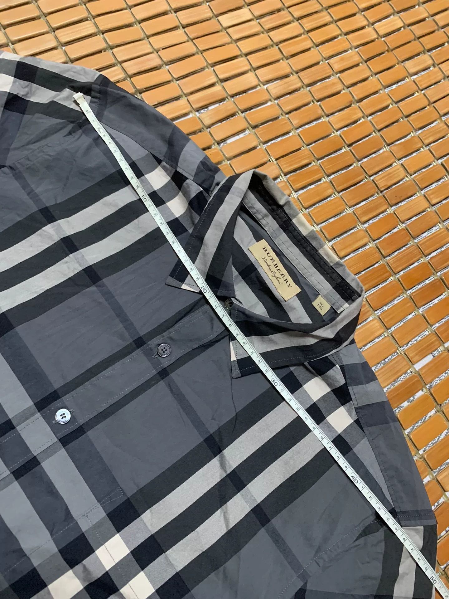 Burberry Burberry Classic Check Short-Sleeve Shirt Size US XXL / EU 58 / 5 - 6 Thumbnail