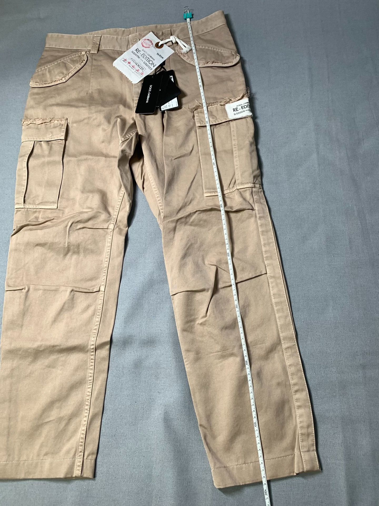Dolce & Gabbana Dolce & Gabbana Distressed Cargo Pants Size US 32 / EU 48 - 6 Thumbnail
