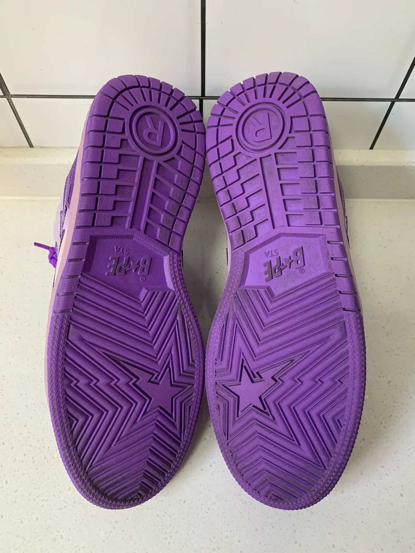 Bape BAPE SK8 STA Purple Gradient Sneakers Size US 8 / EU 41 - 6 Thumbnail