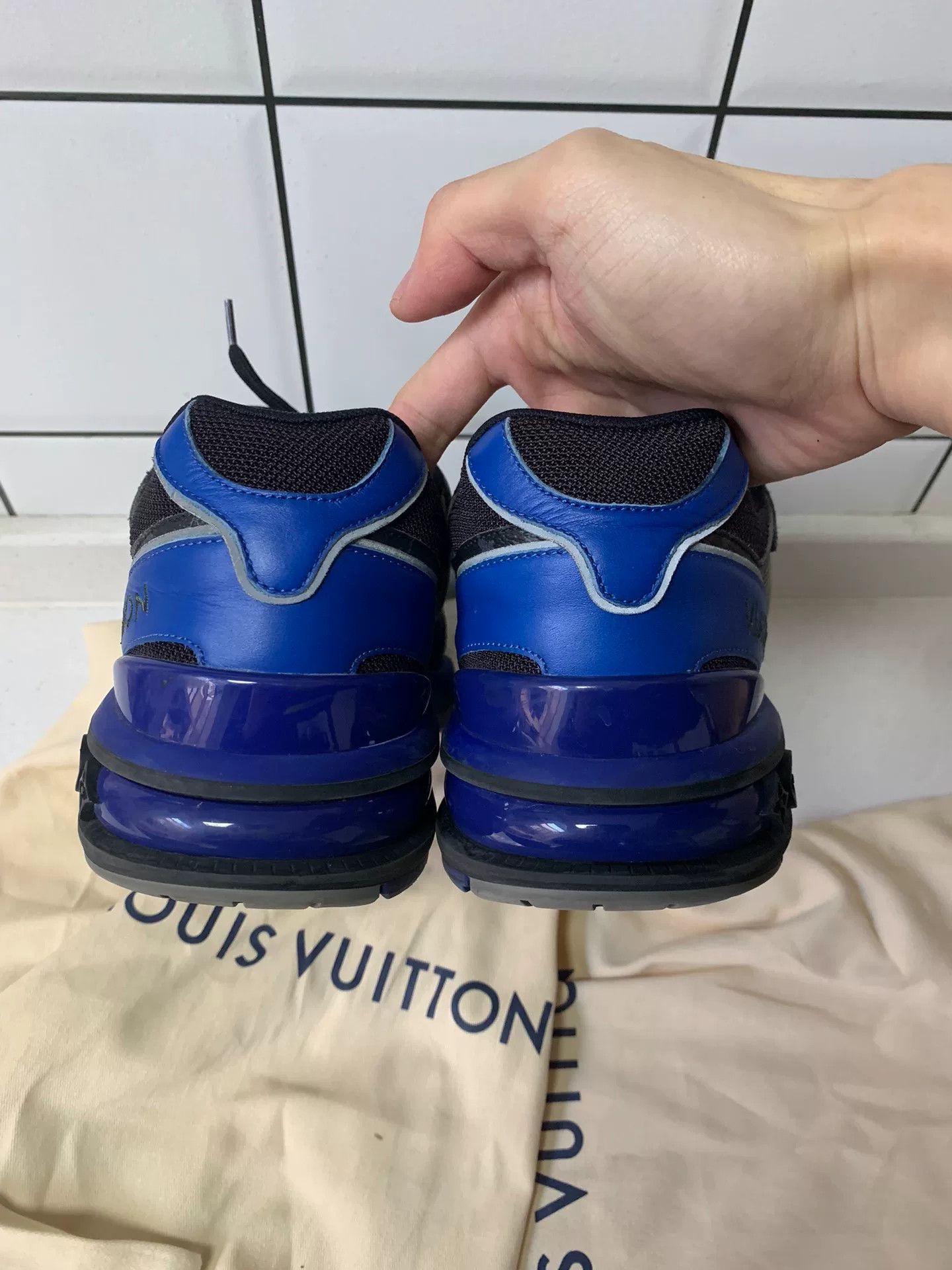 Louis Vuitton Louis Vuitton LV Trail Calf Leather Sneakers Size US 7 / EU 40 - 5 Thumbnail