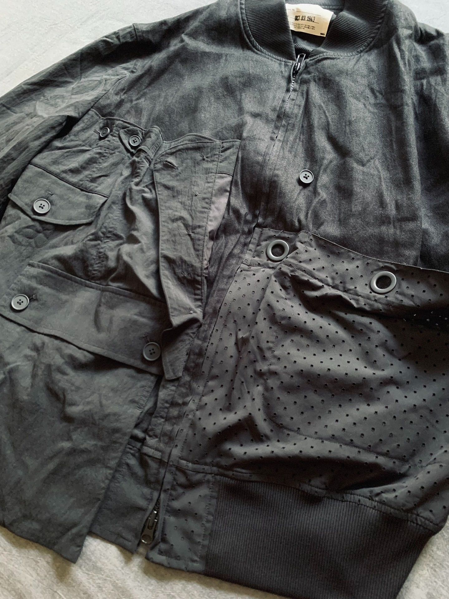 Y-3 Y-3 Deconstructed Bomber Jacket Size US XL / EU 56 / 4 - 4 Thumbnail
