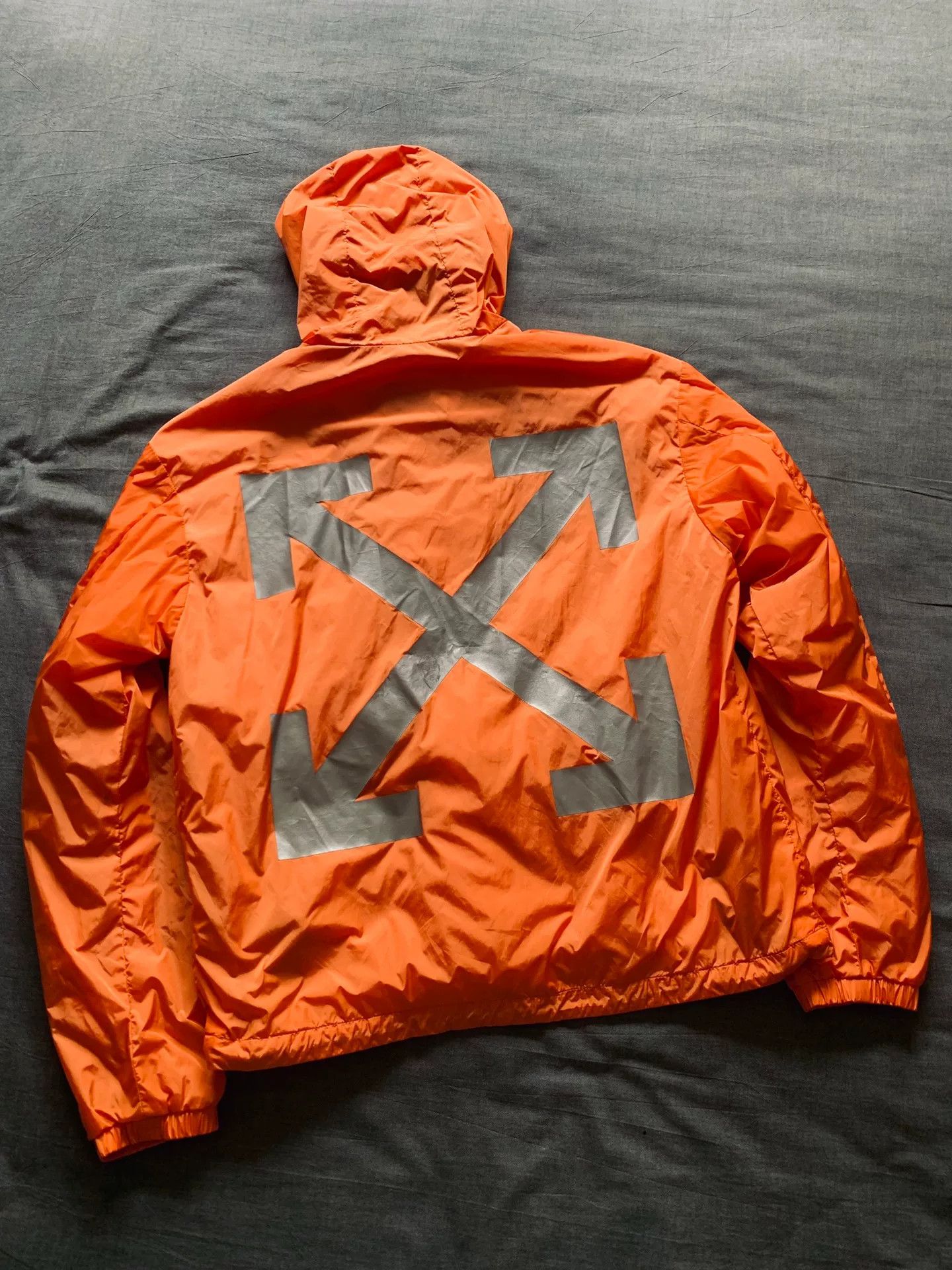 Moncler Moncler x Off-White Reflective Windbreaker Size US M / EU 48-50 / 2 - 2 Thumbnail