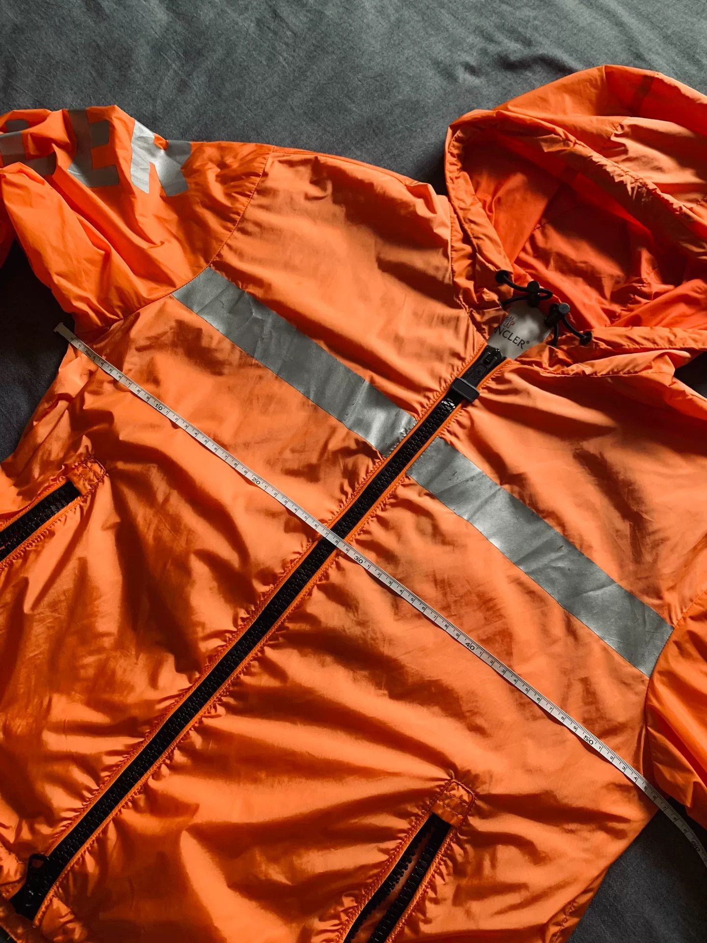 Moncler Moncler x Off-White Reflective Windbreaker Size US M / EU 48-50 / 2 - 8 Thumbnail