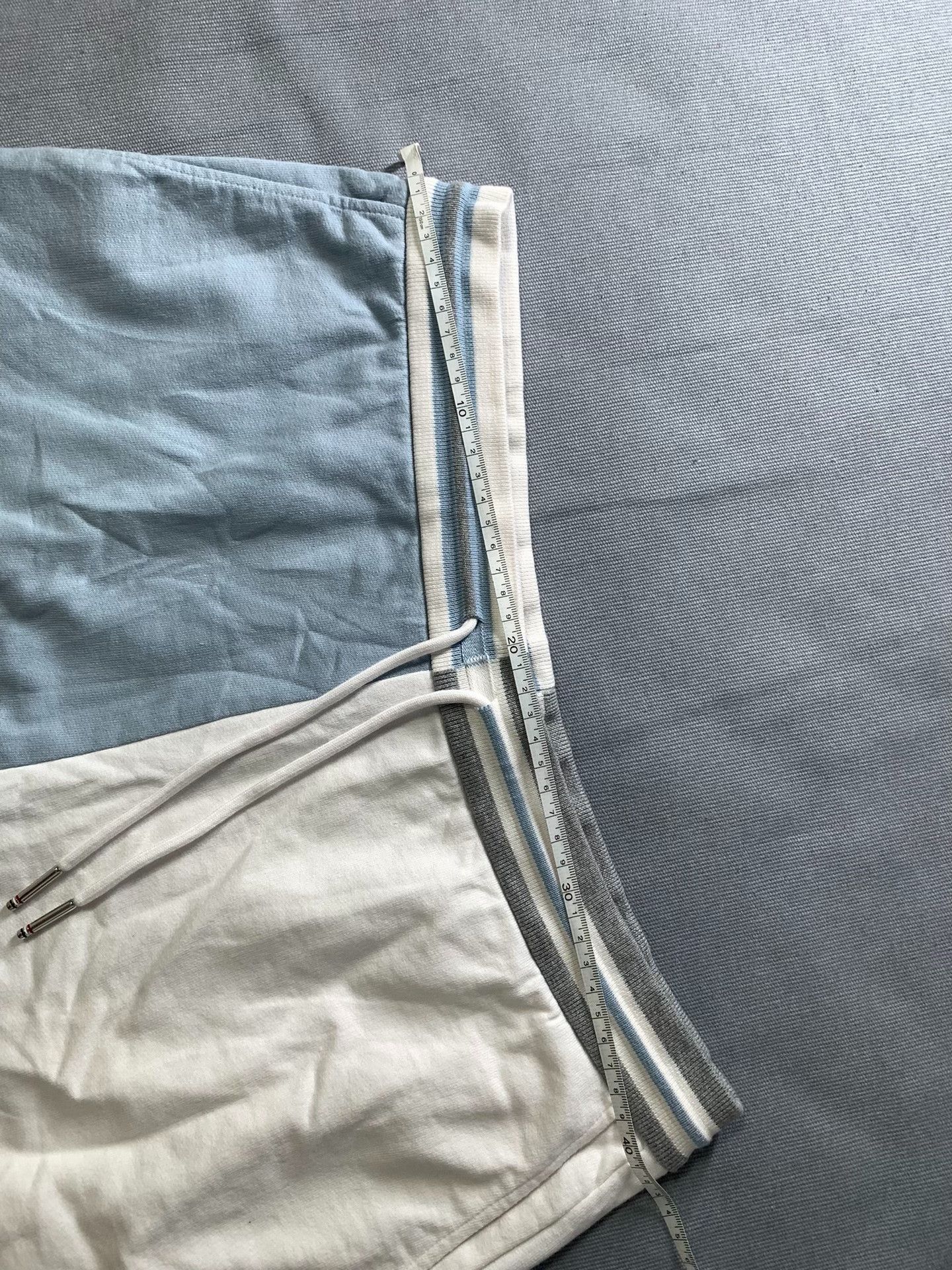 Thom Browne Thom Browne Blue White Block Shorts Size US 26 / EU 42 - 5 Thumbnail