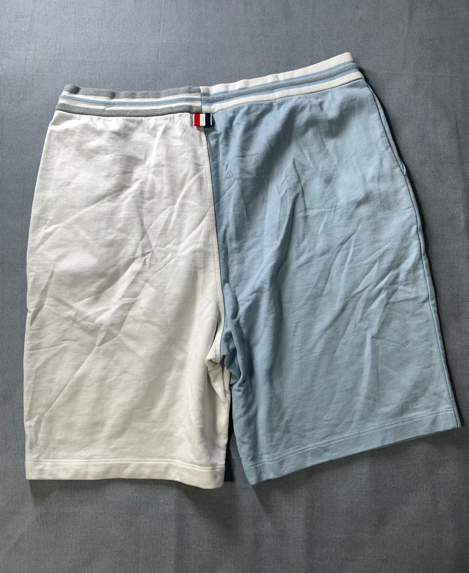 Thom Browne Thom Browne Blue White Block Shorts Size US 26 / EU 42 - 2 Thumbnail