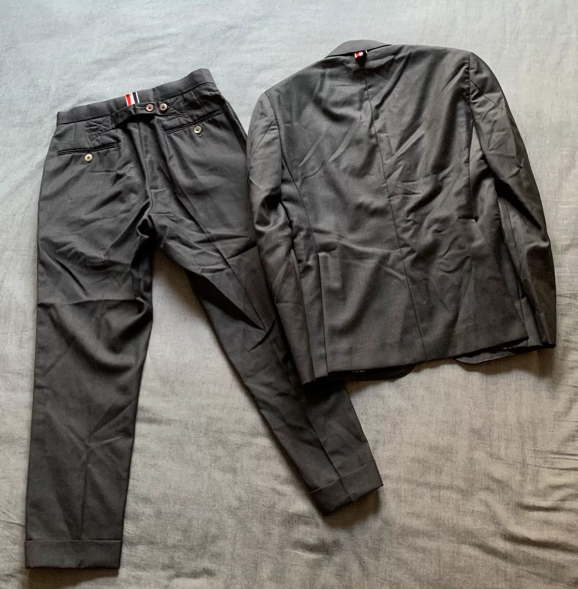 Thom Browne Thom Browne Wool Suit & Pants Set Size US XXS / EU 40 - 2 Thumbnail