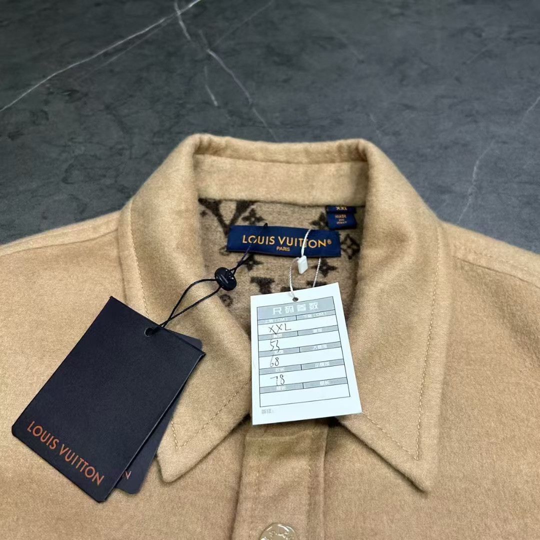Louis Vuitton Louis Vuitton Alpaca Button Collar Coat Size US XXL / EU 58 / 5 - 4 Thumbnail