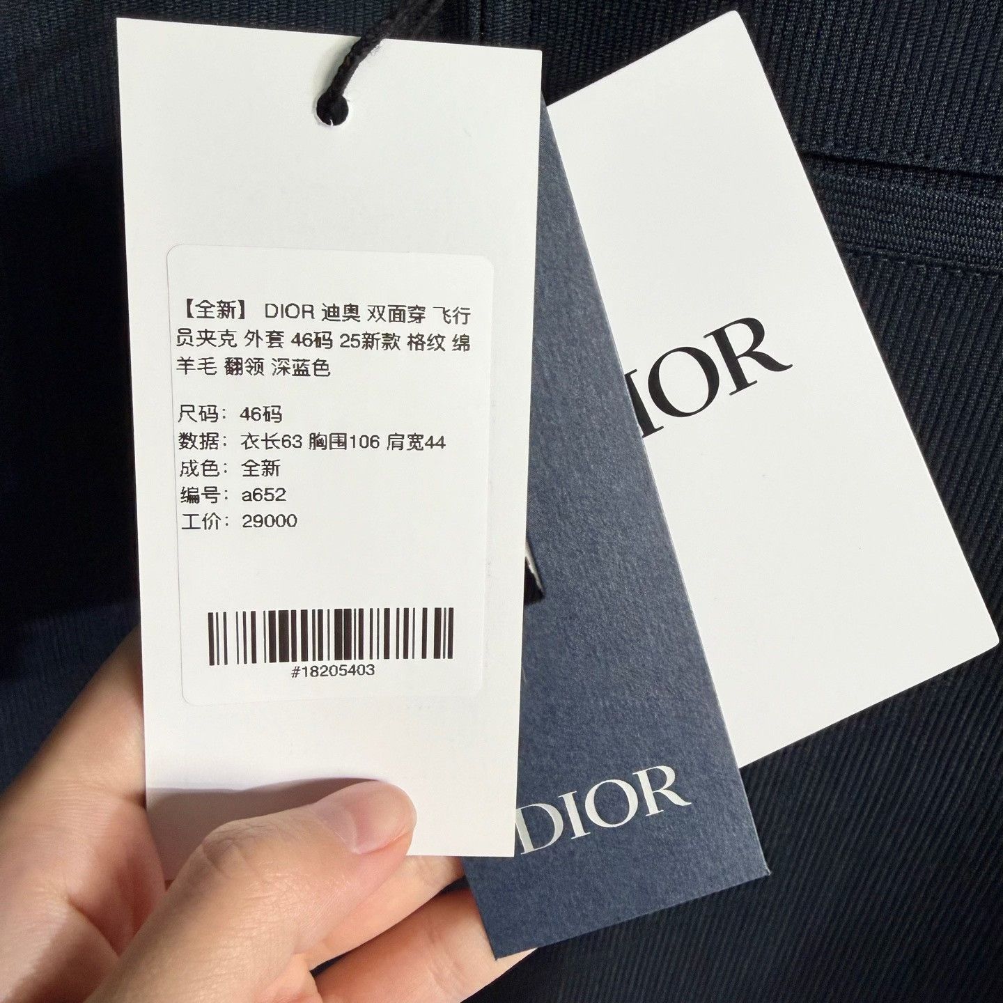 Dior Dior 2025 Reversible Pilot Jacket Size US S / EU 44-46 / 1 - 5 Thumbnail
