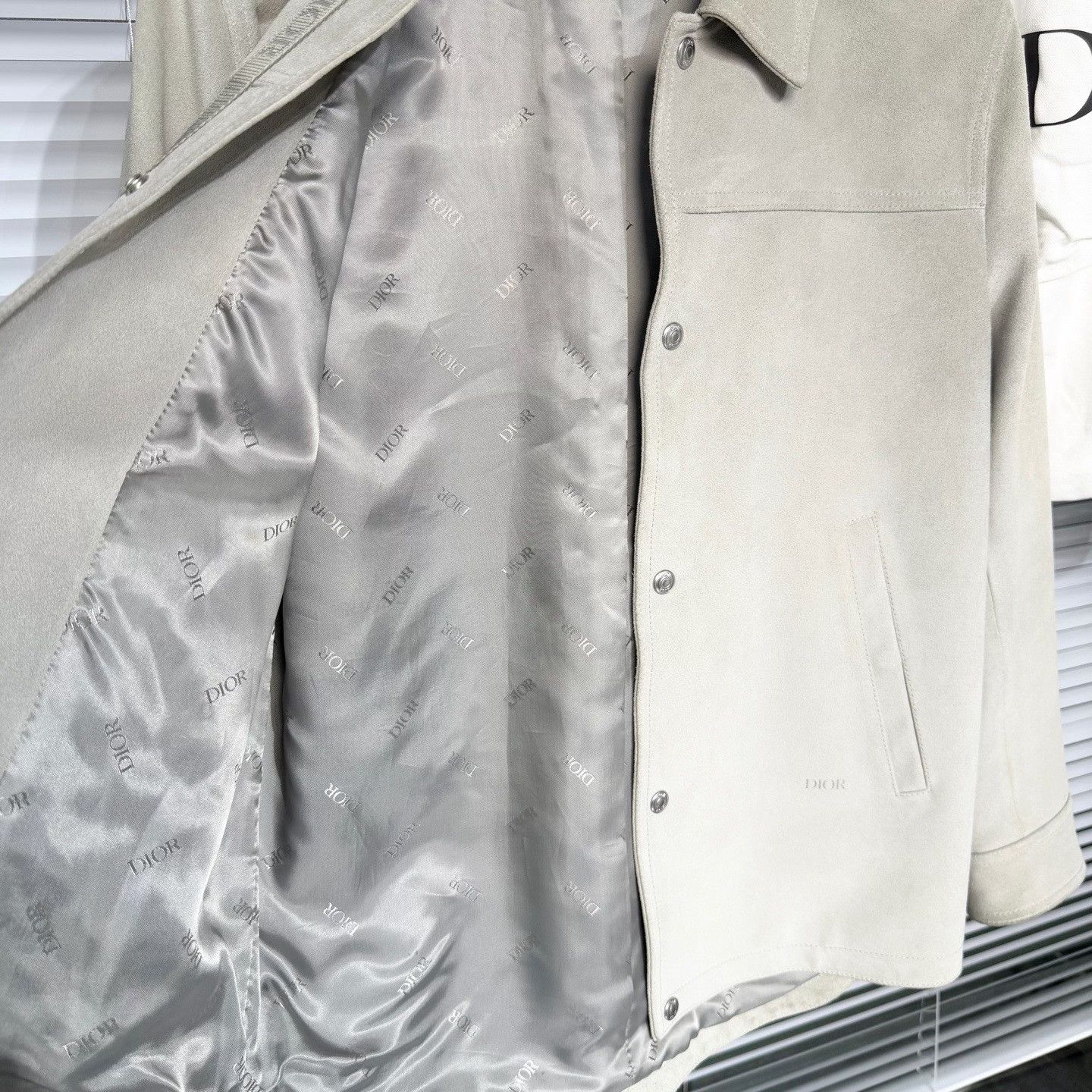 Dior Dior Leather Jacket with Logo Details Size US S / EU 44-46 / 1 - 4 Thumbnail