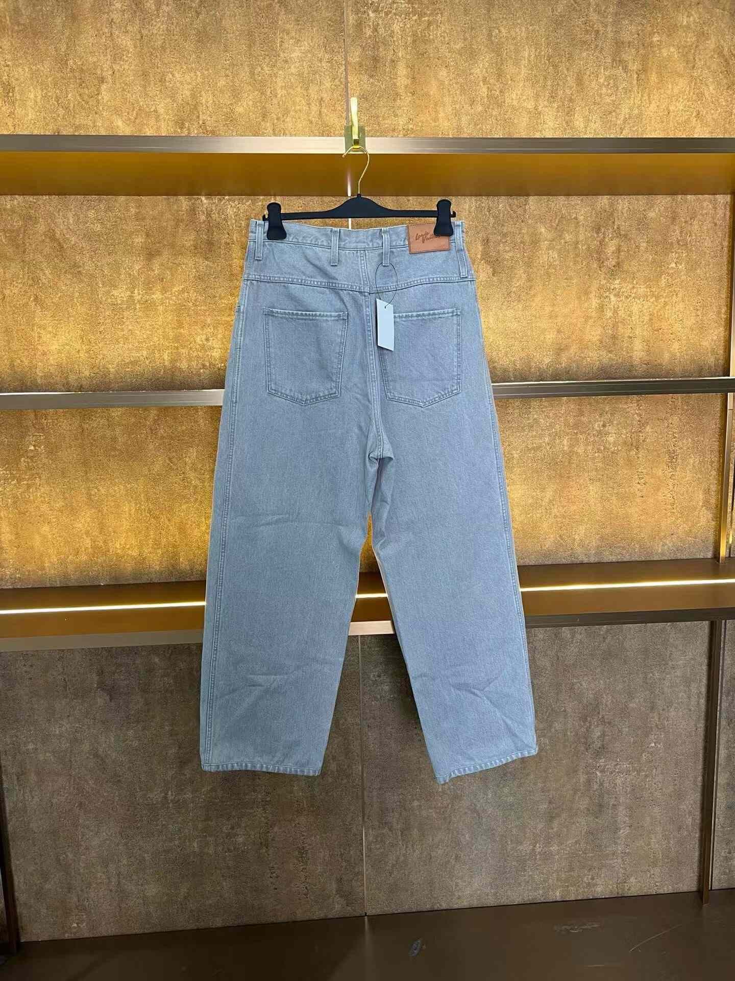Louis Vuitton Louis Vuitton Cement Gray Baggy Jeans Size US 32 / EU 48 - 2 Thumbnail