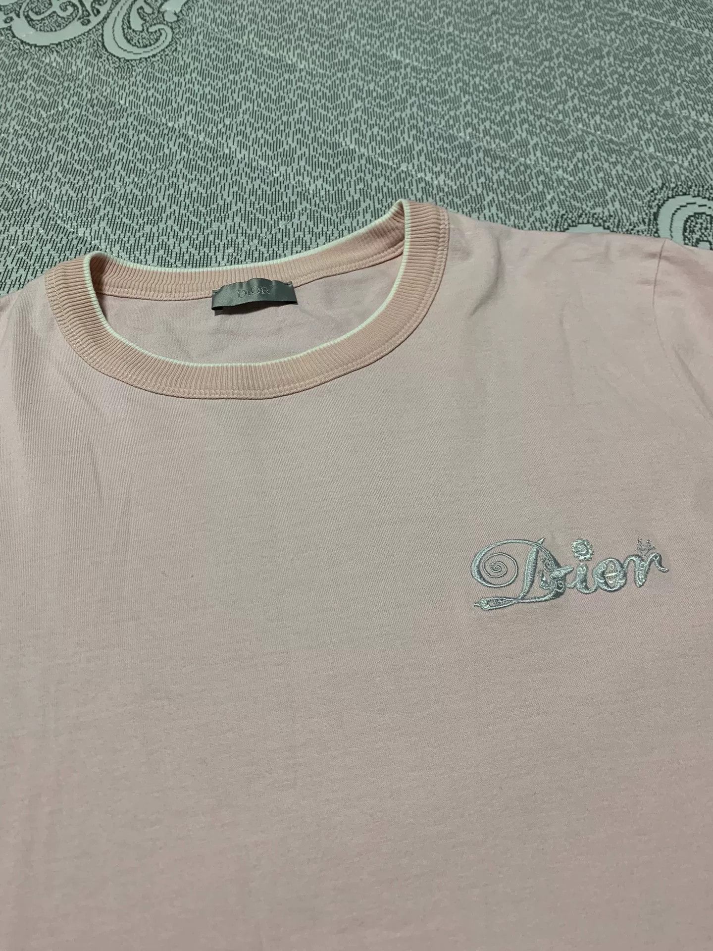 Dior Dior x Kenny Scharf Embroidered Logo Tee Size US L / EU 52-54 / 3 - 3 Thumbnail