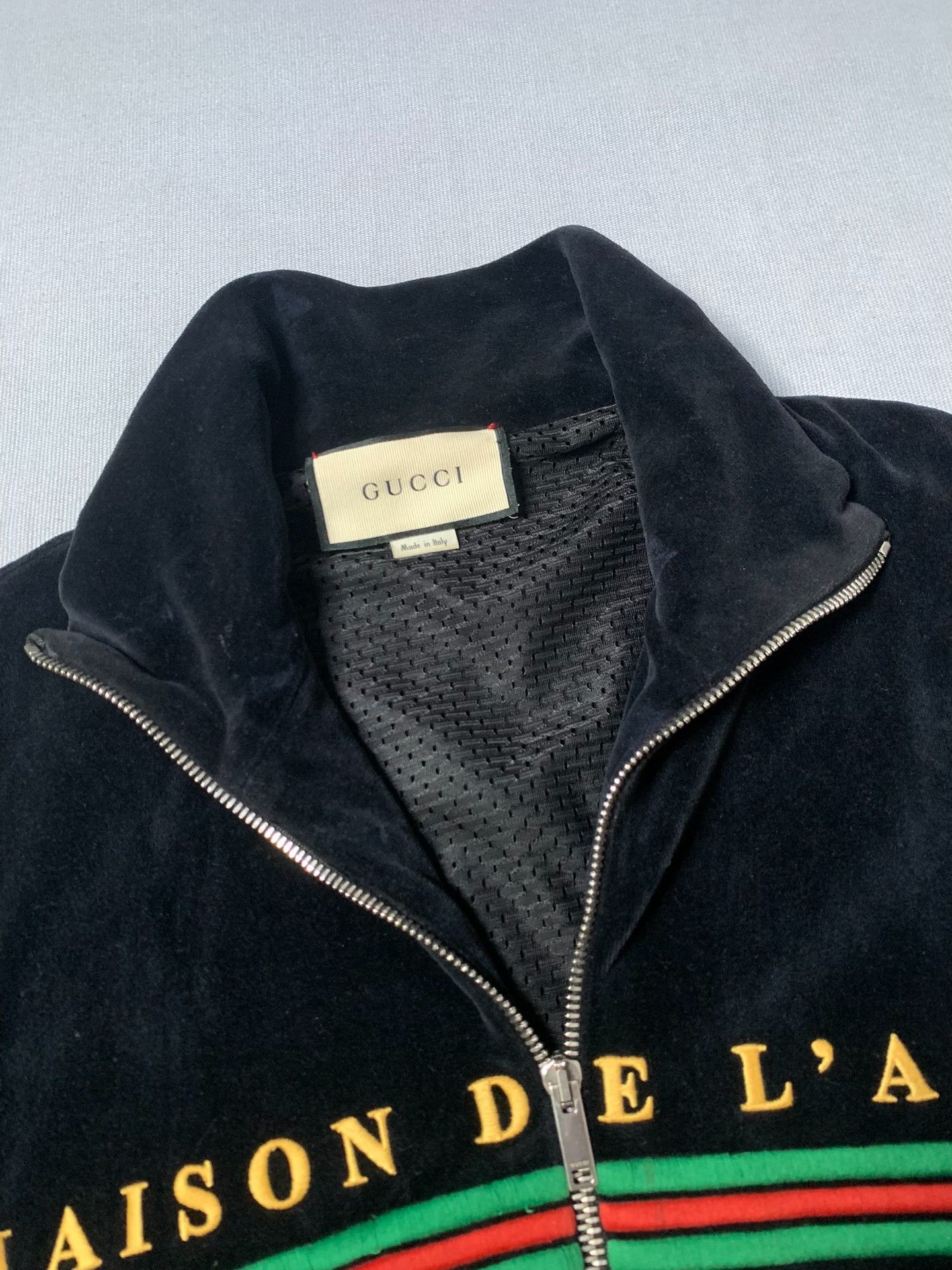 Gucci Gucci Embroidered Velvet Jacket Size US S / EU 44-46 / 1 - 4 Thumbnail