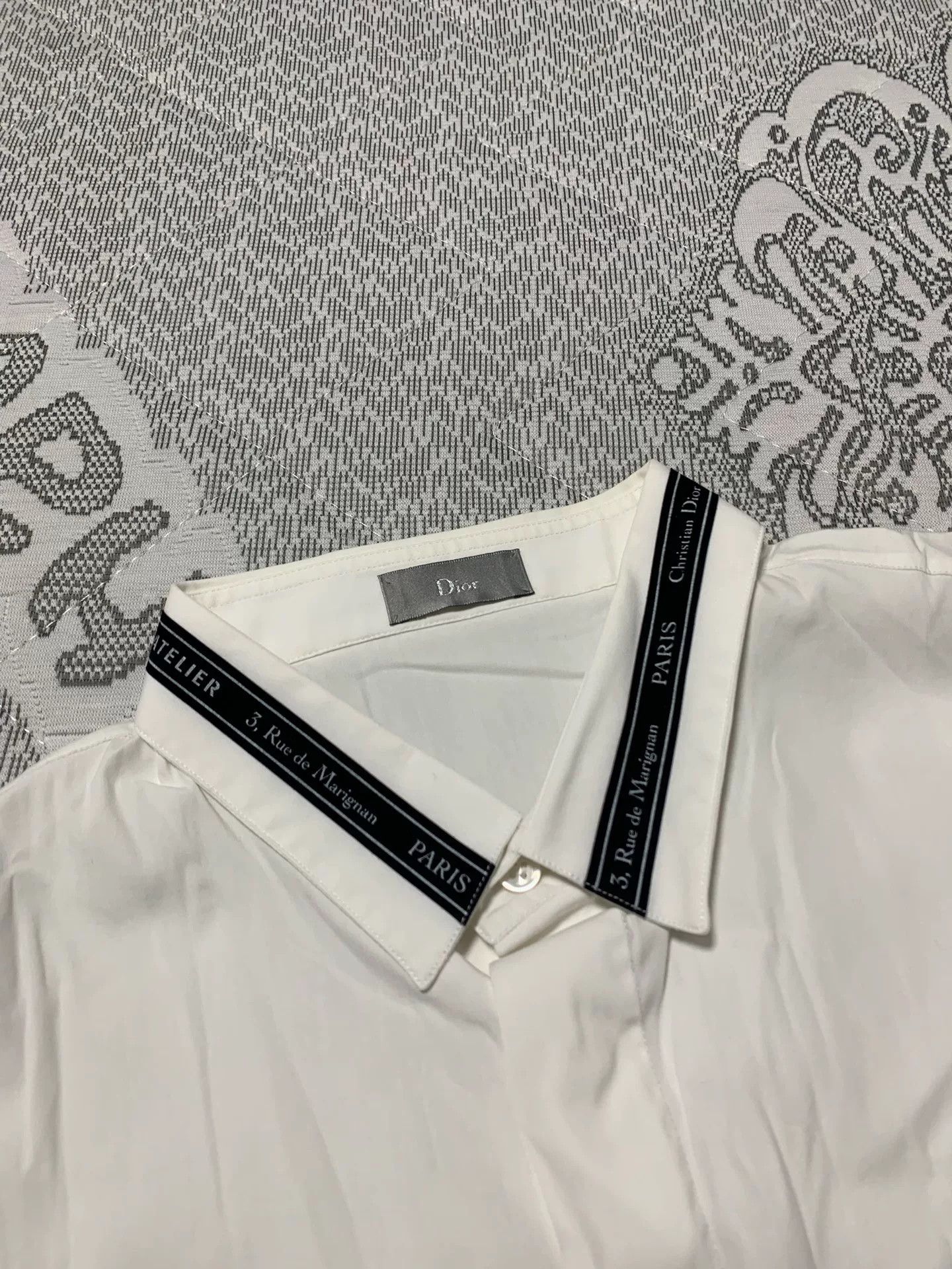 Dior Dior Collar Logo Slogan Shirt Size US XS / EU 42 / 0 - 2 Thumbnail