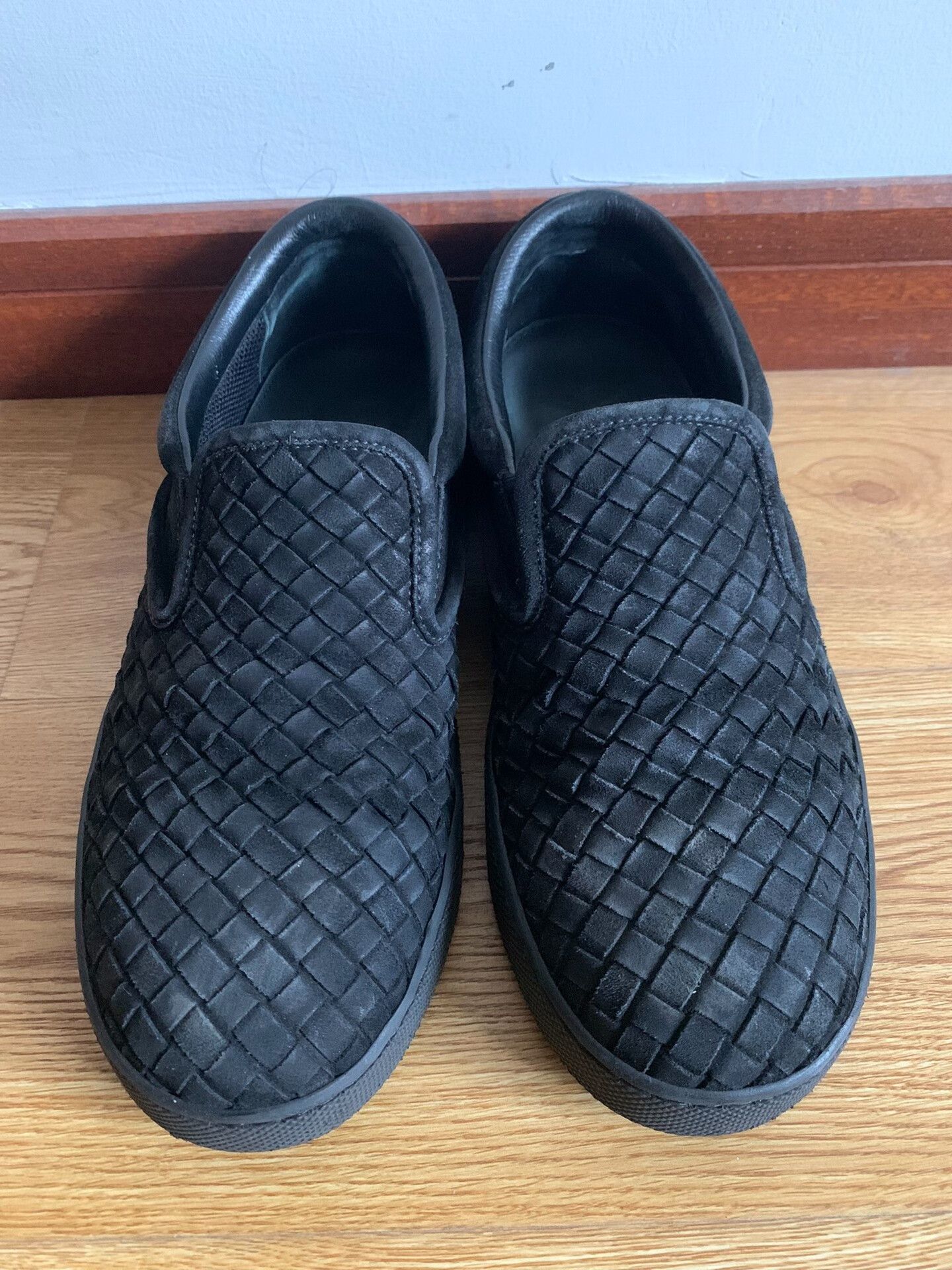 Bottega Veneta Bottega Veneta Suede Woven Slip-On Size US 6 / EU 39 - 2 Thumbnail
