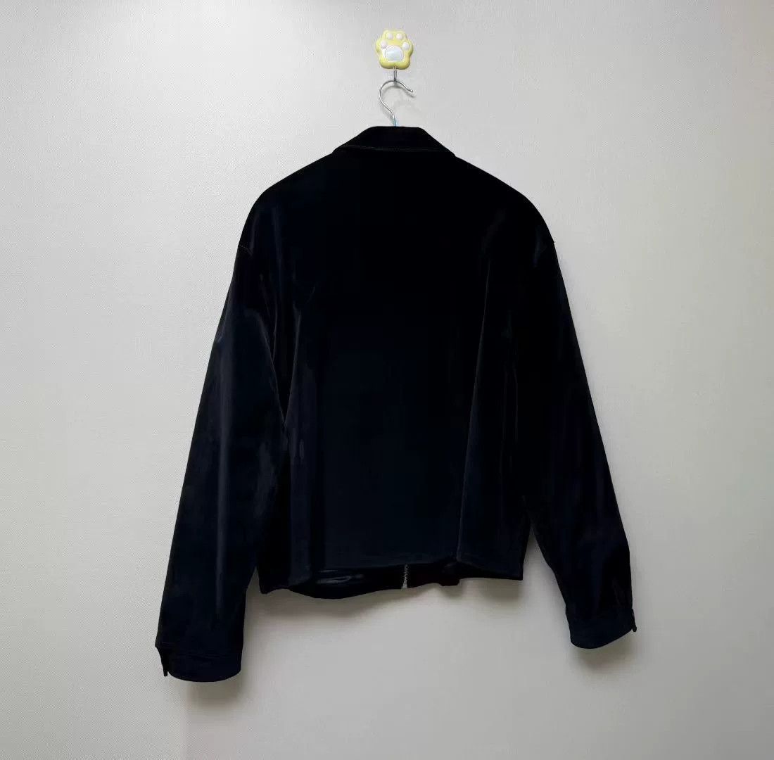 Prada Prada Latest Black Velvet Triangle Logo Jacket Size US XXL / EU 58 / 5 - 4 Thumbnail