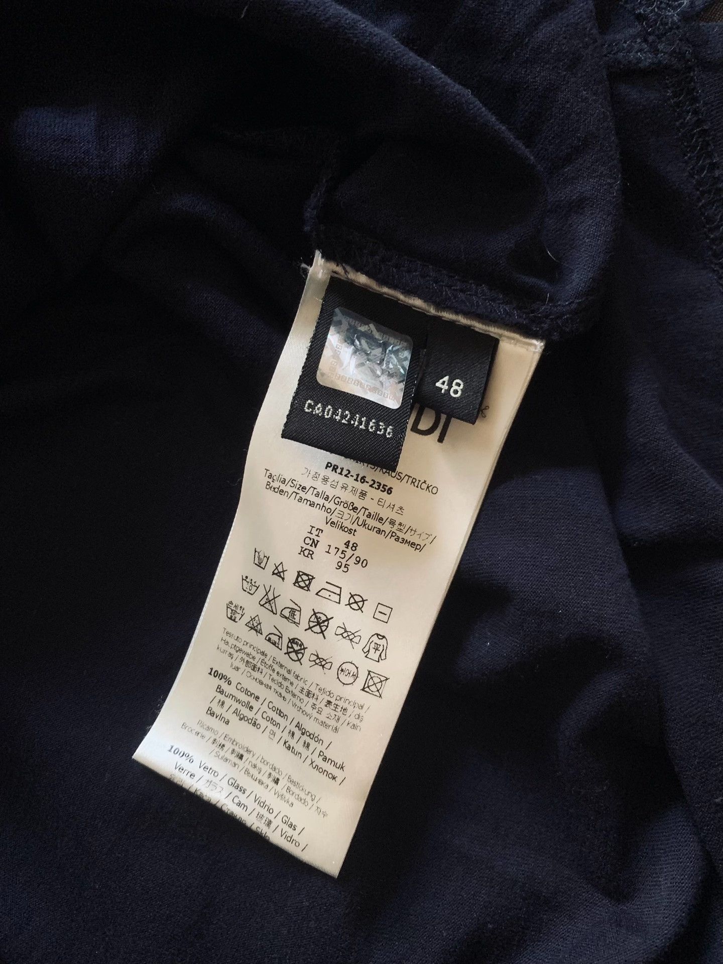 Fendi Fendi Diamond Robot Short-Sleeve Tee Size US M / EU 48-50 / 2 - 5 Thumbnail