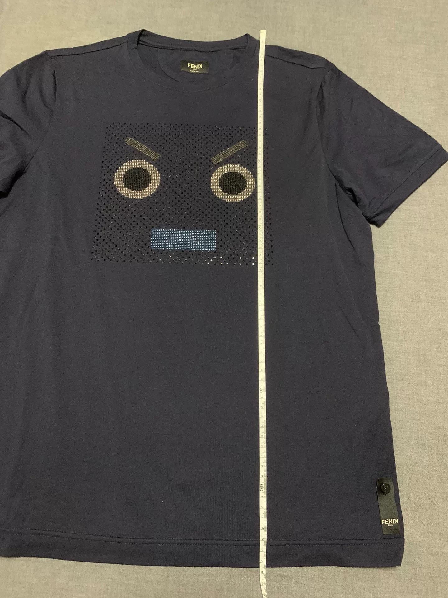Fendi Fendi Diamond Robot Short-Sleeve Tee Size US M / EU 48-50 / 2 - 6 Thumbnail