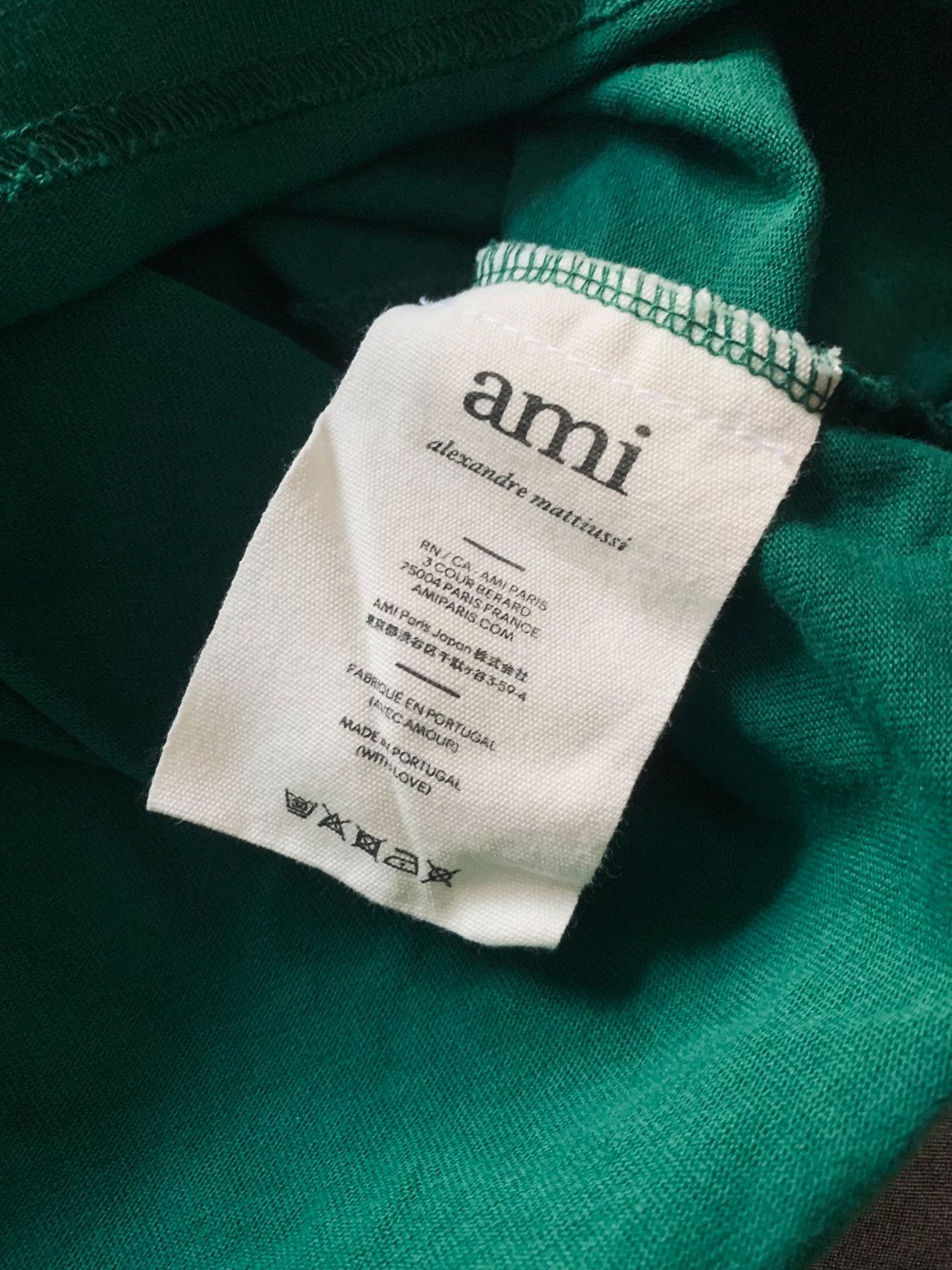 AMI ami Heart Embroidery Short Sleeve Size US XL / EU 56 / 4 - 5 Thumbnail