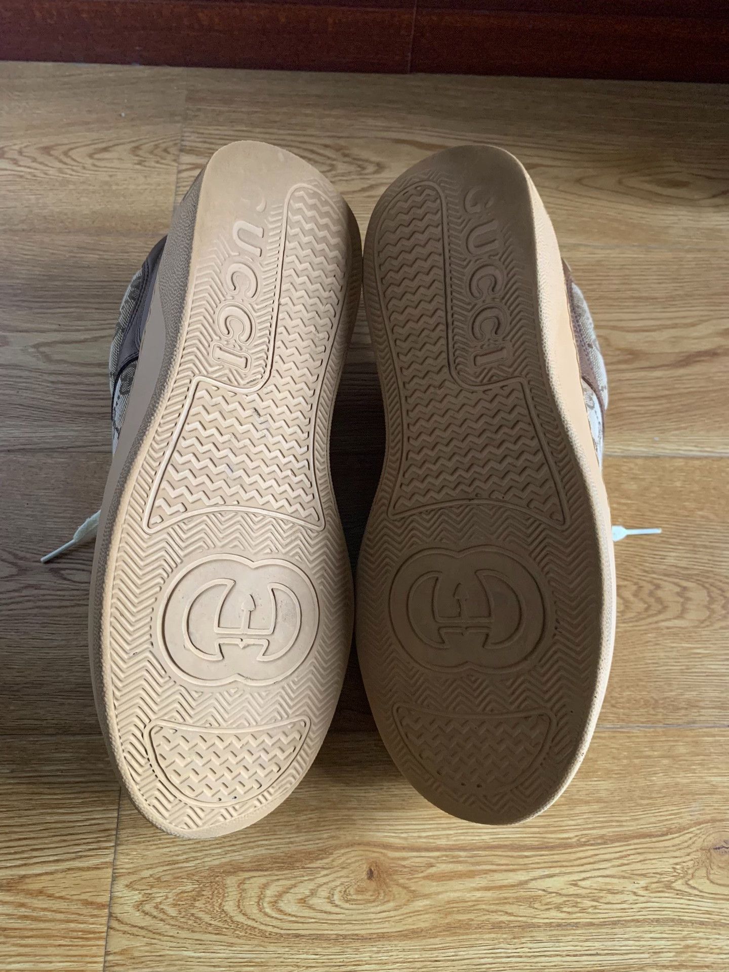 Gucci Gucci Thick-Soled Monogram Biscuit Shoes Size US 8 / IT 38 - 6 Thumbnail