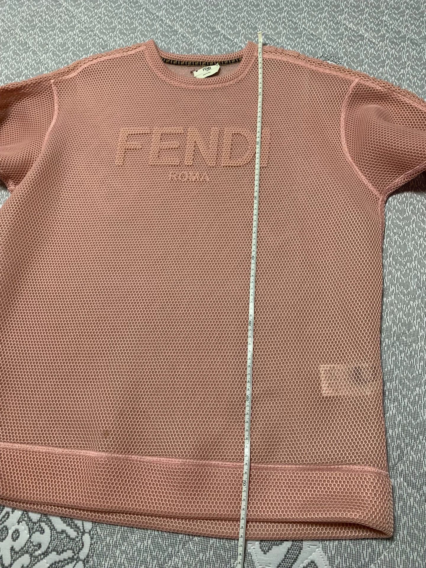 Fendi FENDI Mesh Print Sweatshirt Size XS / US 0-2 / IT 36-38 - 7 Thumbnail