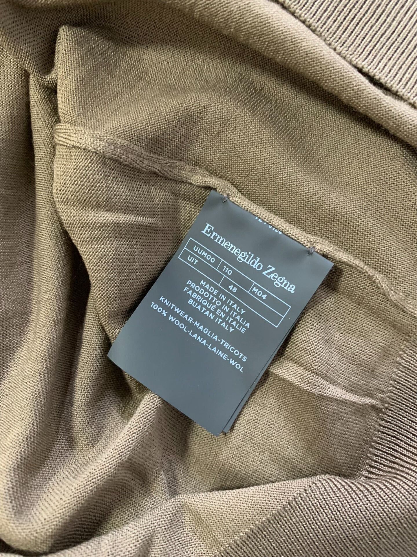 Ermenegildo Zegna Ermenegildo Zegna Wool Knit Sweater Size US M / EU 48-50 / 2 - 4 Thumbnail