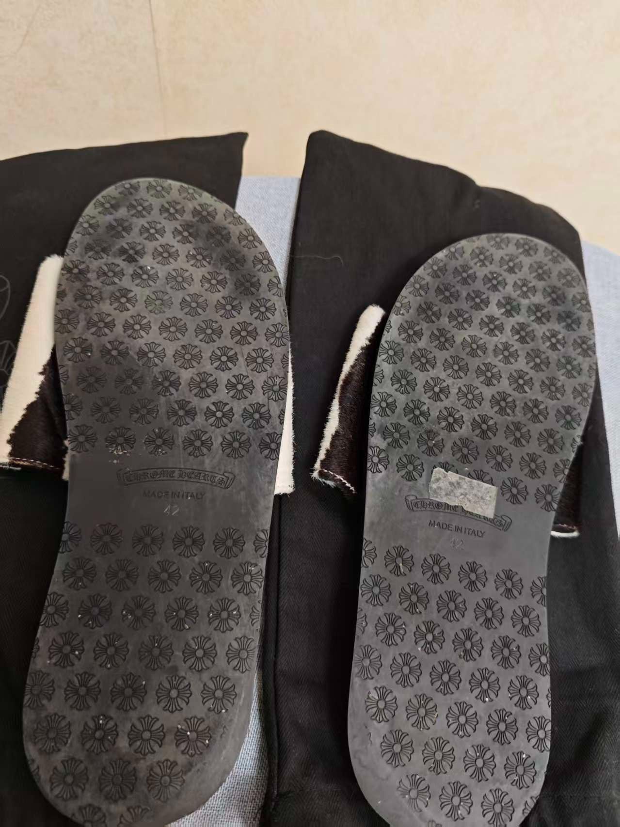 Chrome Hearts Chrome Hearts Apple Green Horsehair Slippers Size US 9 / EU 42 - 2 Thumbnail