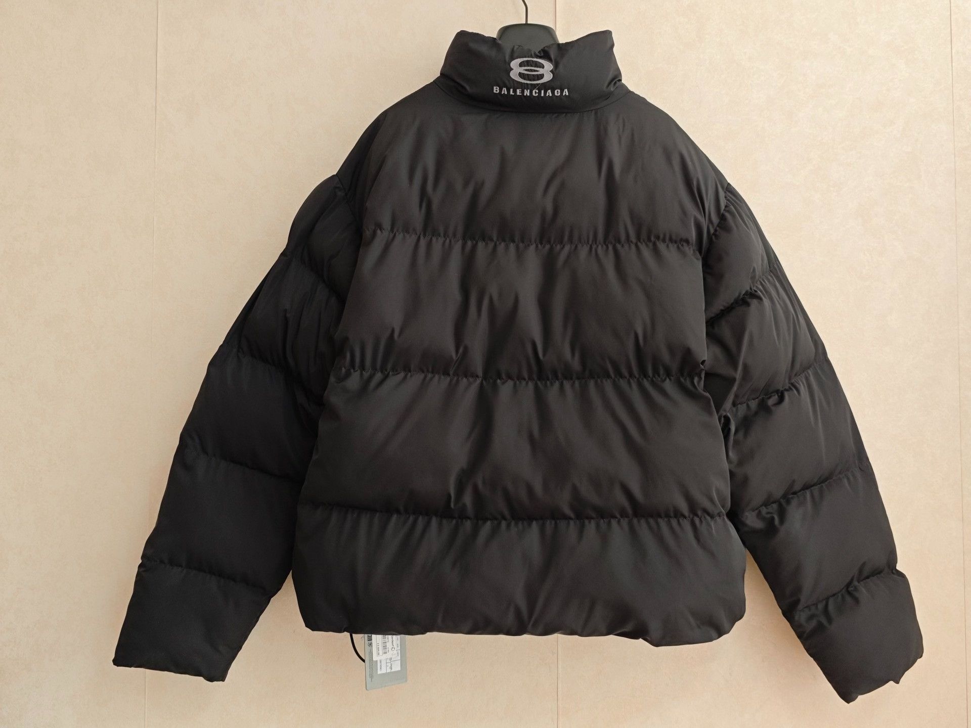 Balenciaga Balenciaga Runway Double Ring Logo Black Down Jacket Size US M / EU 48-50 / 2 - 2 Thumbnail
