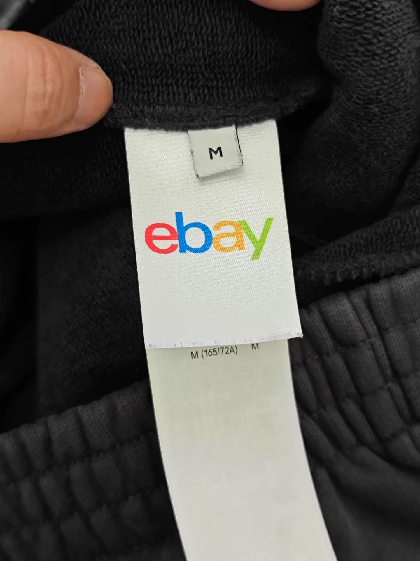 Balenciaga Balenciaga eBay Flocked Logo Black Sweatpants Size US 32 / EU 48 - 4 Thumbnail
