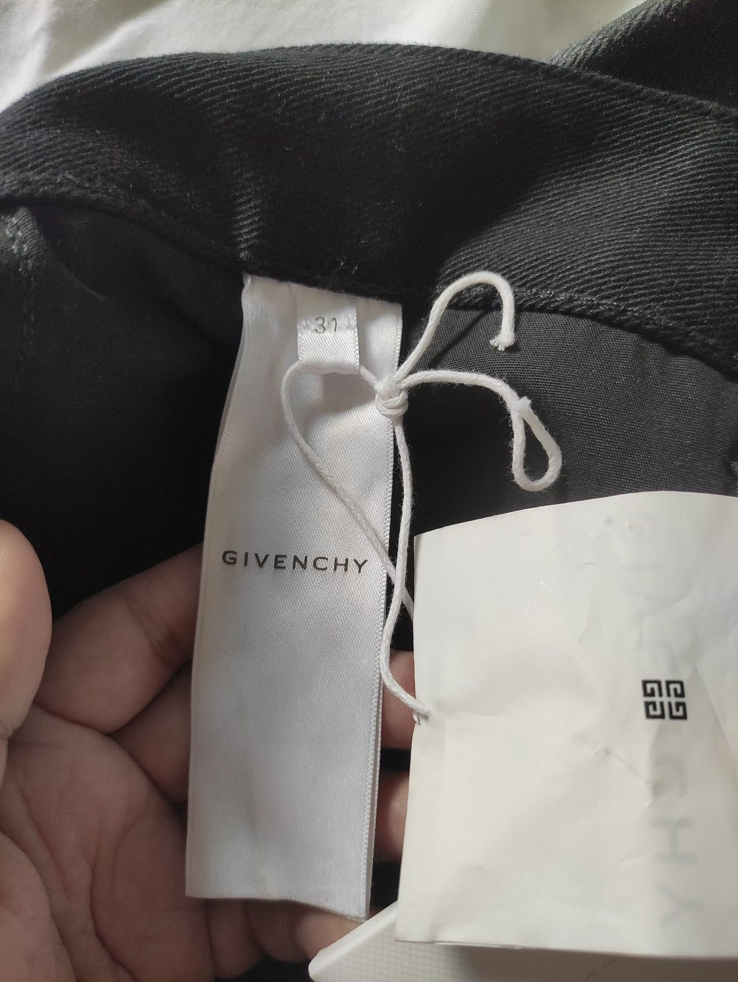 Givenchy Givenchy Chito Runway Dog Head Black Jeans Size US 31 - 4 Thumbnail