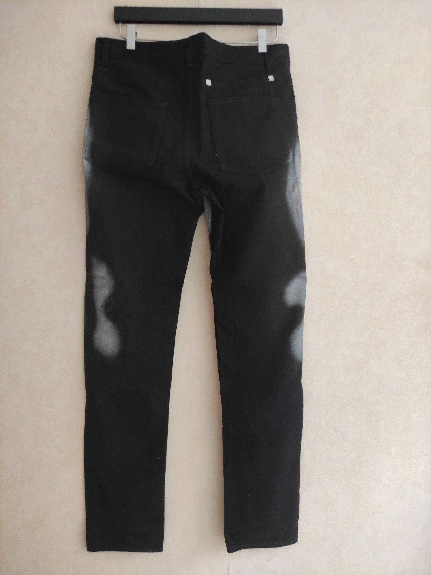 Givenchy Givenchy Chito Runway Dog Head Black Jeans Size US 31 - 2 Thumbnail