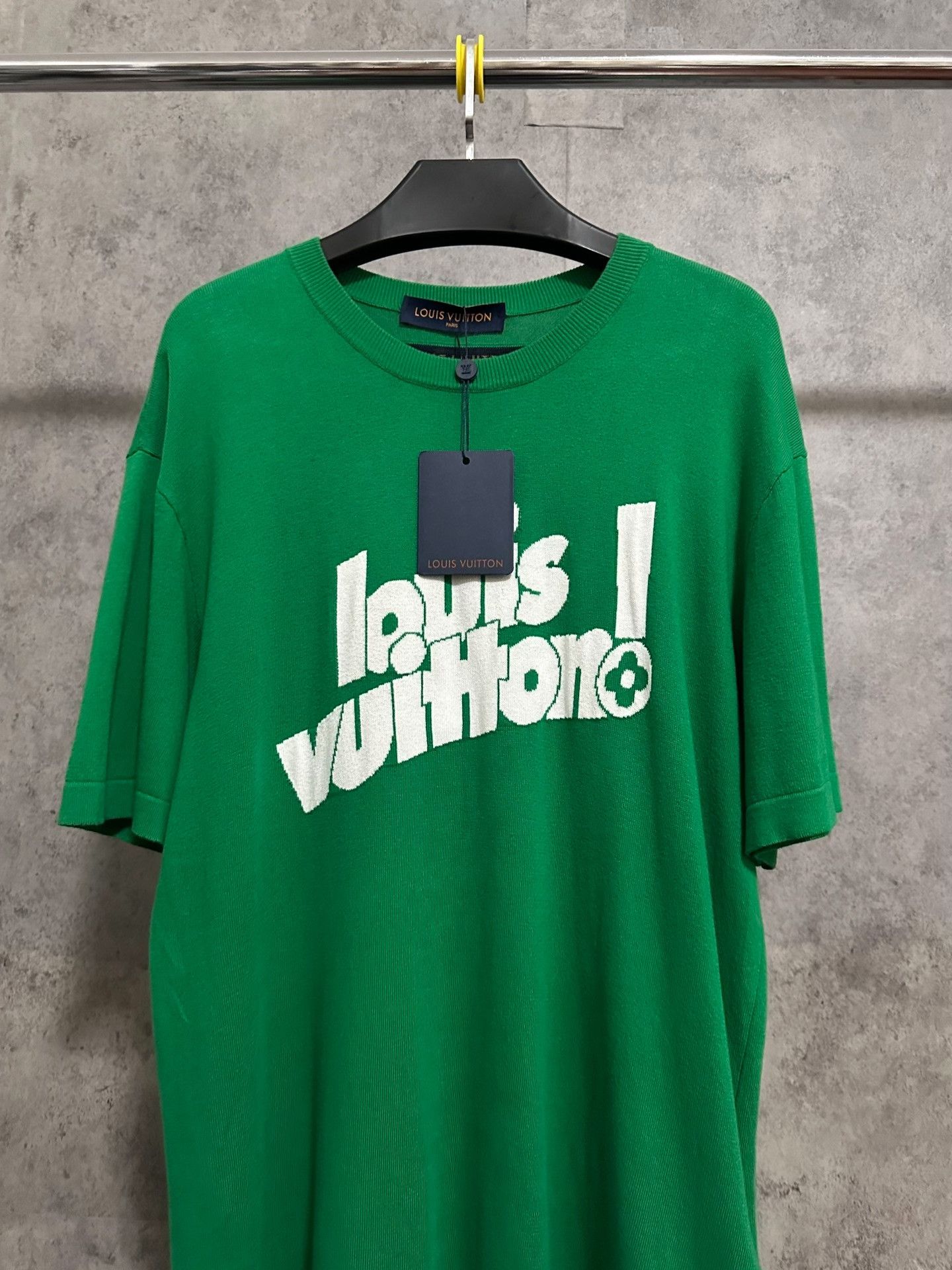 Louis Vuitton Louis Vuitton Knit Logo Short Sleeve T-shirt Size US XL / EU 56 / 4 - 2 Thumbnail