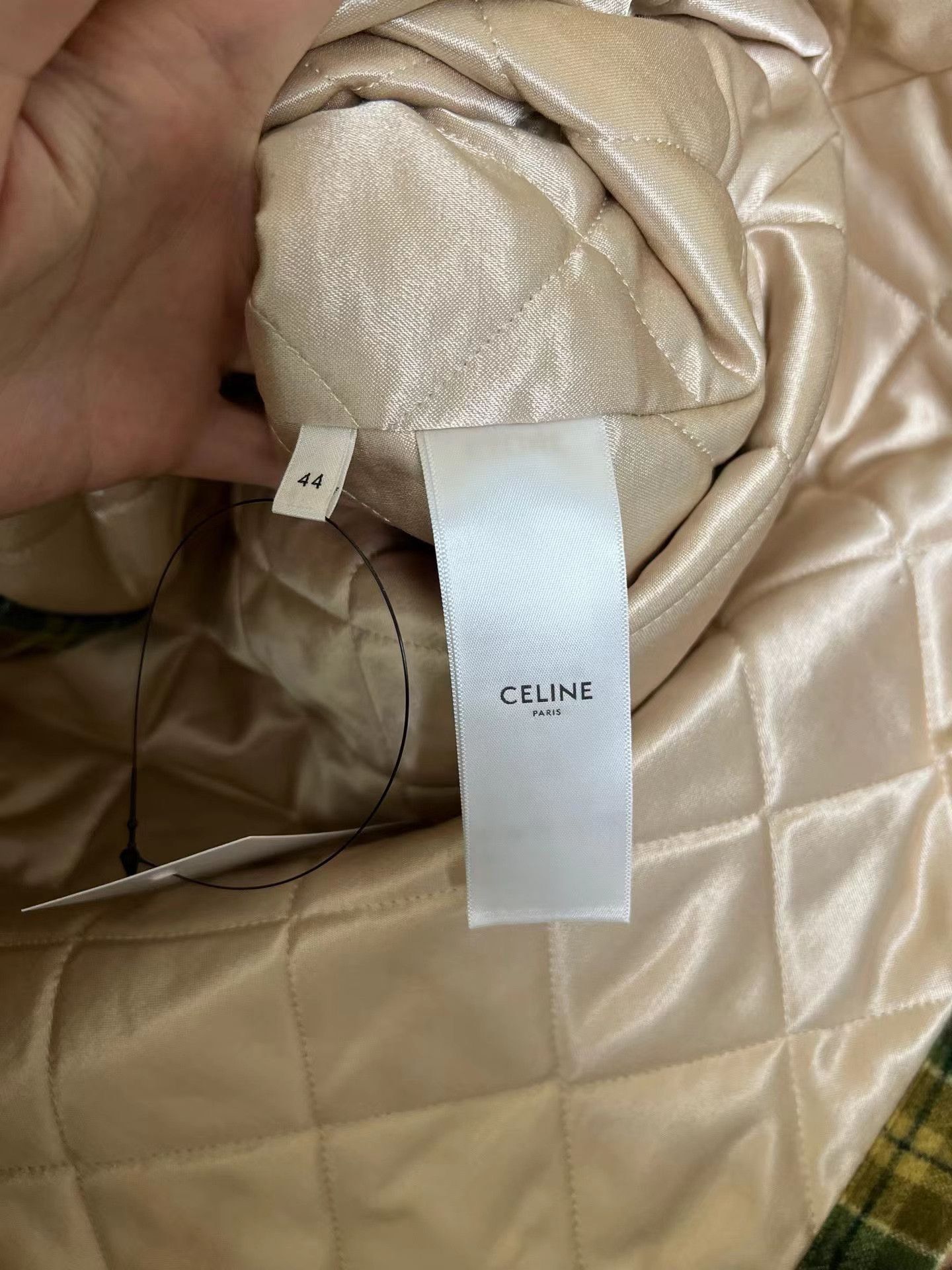 Celine Celine Wool Plaid Cotton Jacket Size US S / EU 44-46 / 1 - 4 Thumbnail