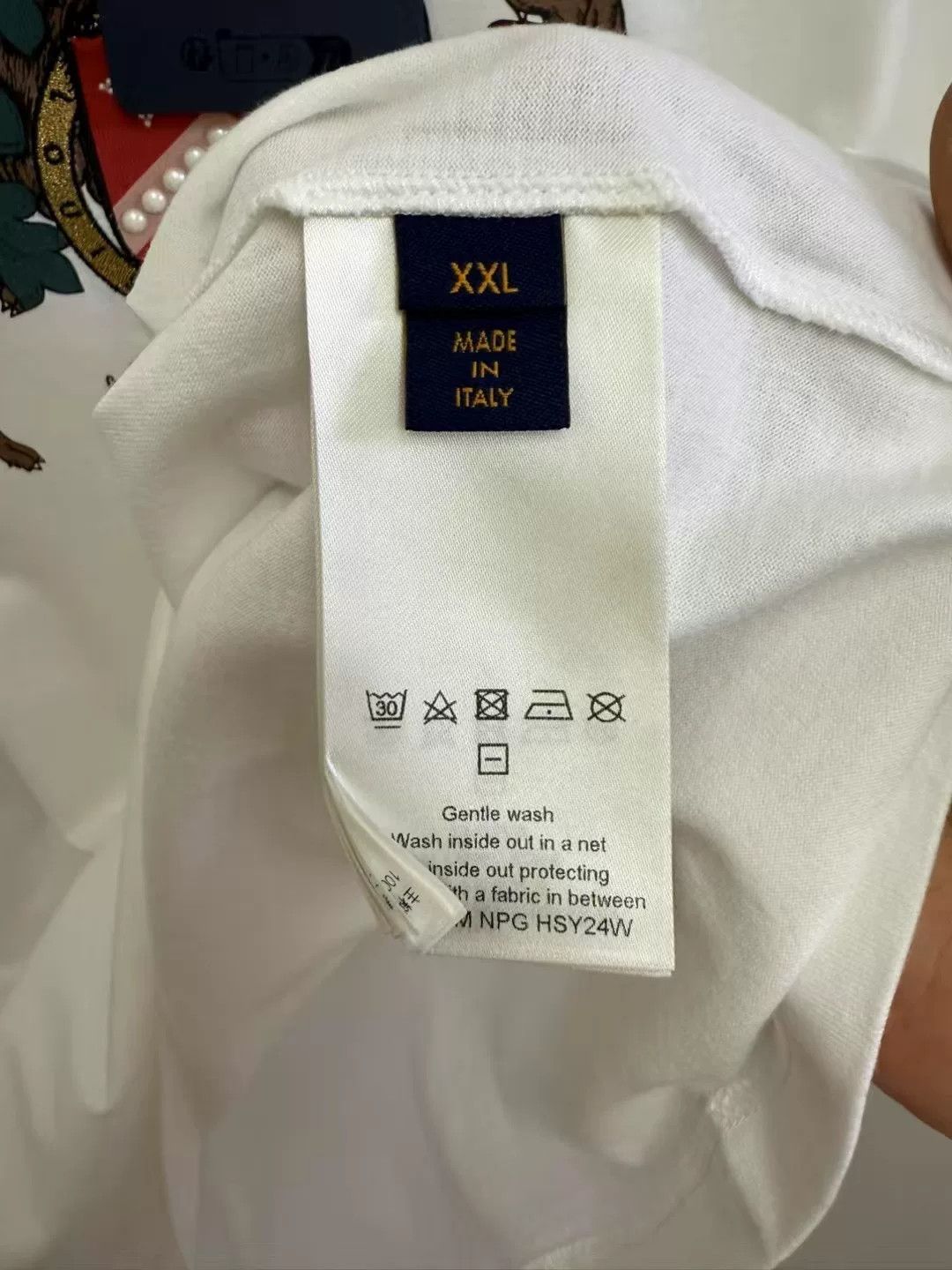 Louis Vuitton LV x Pharrell Pearl Logo White T-Shirt Size US XXL / EU 58 / 5 - 3 Thumbnail